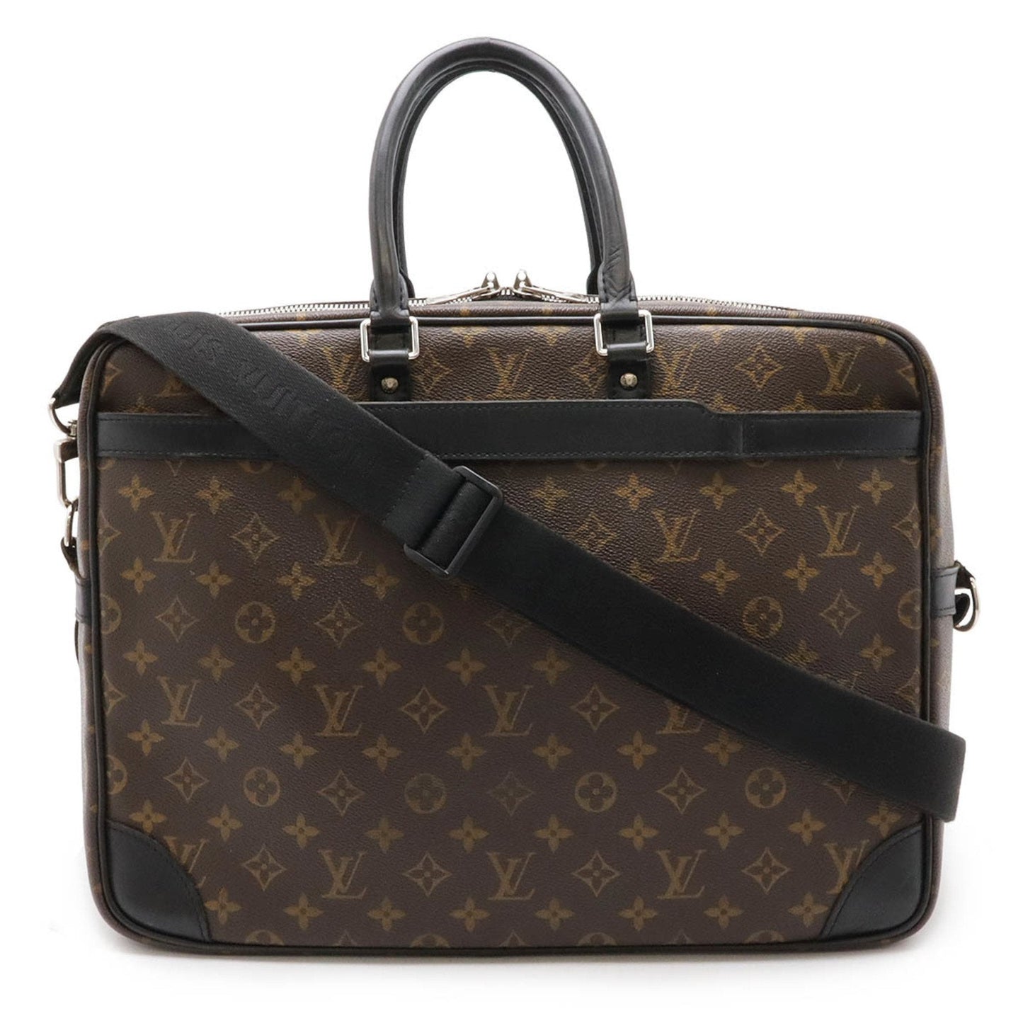 Louis Vuitton Brown Monogram Monogram Leather Shoulder Bag ()