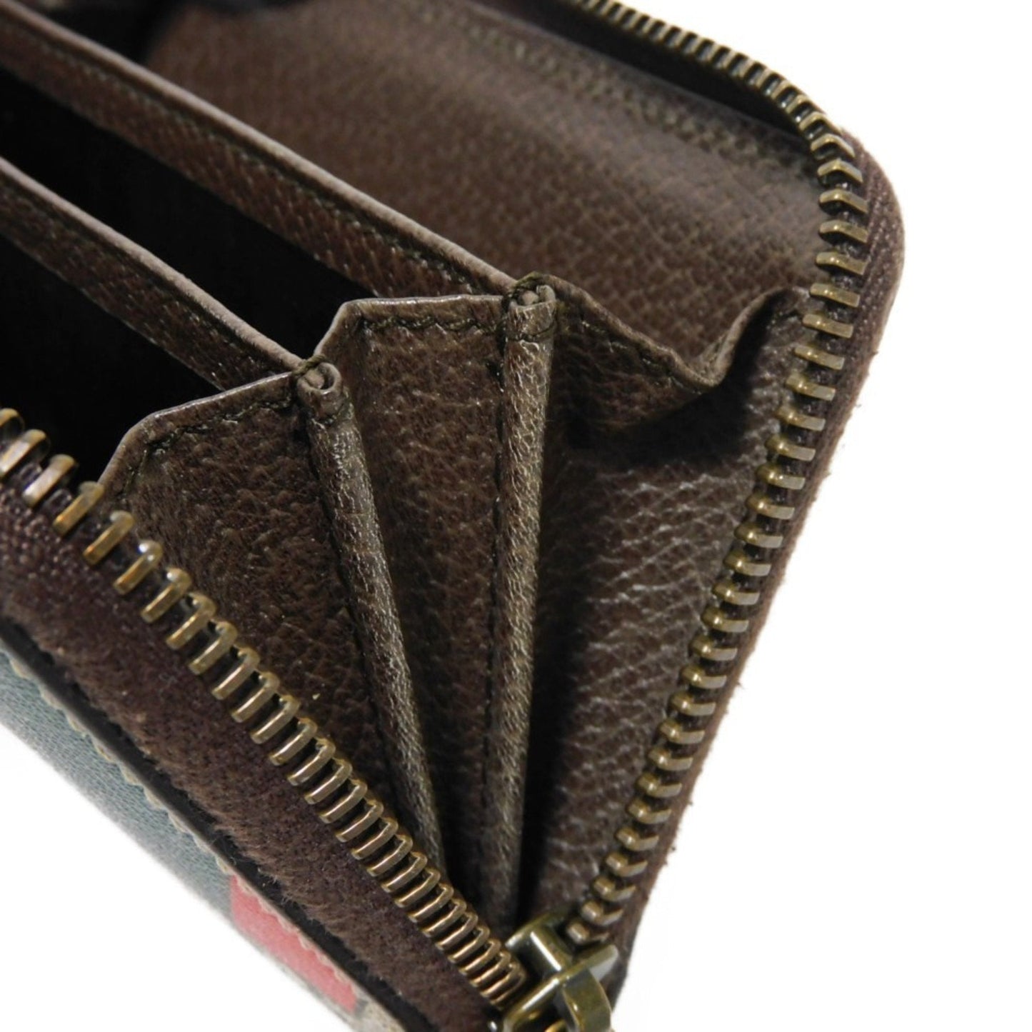 Gucci Beige Gg Supreme Leather Coin Purse/Coin Case