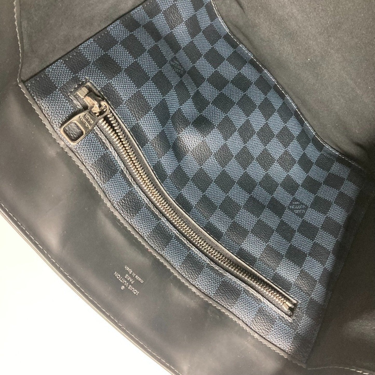 Louis Vuitton Navy Damier Canvas Shoulder Bag Tote Bag