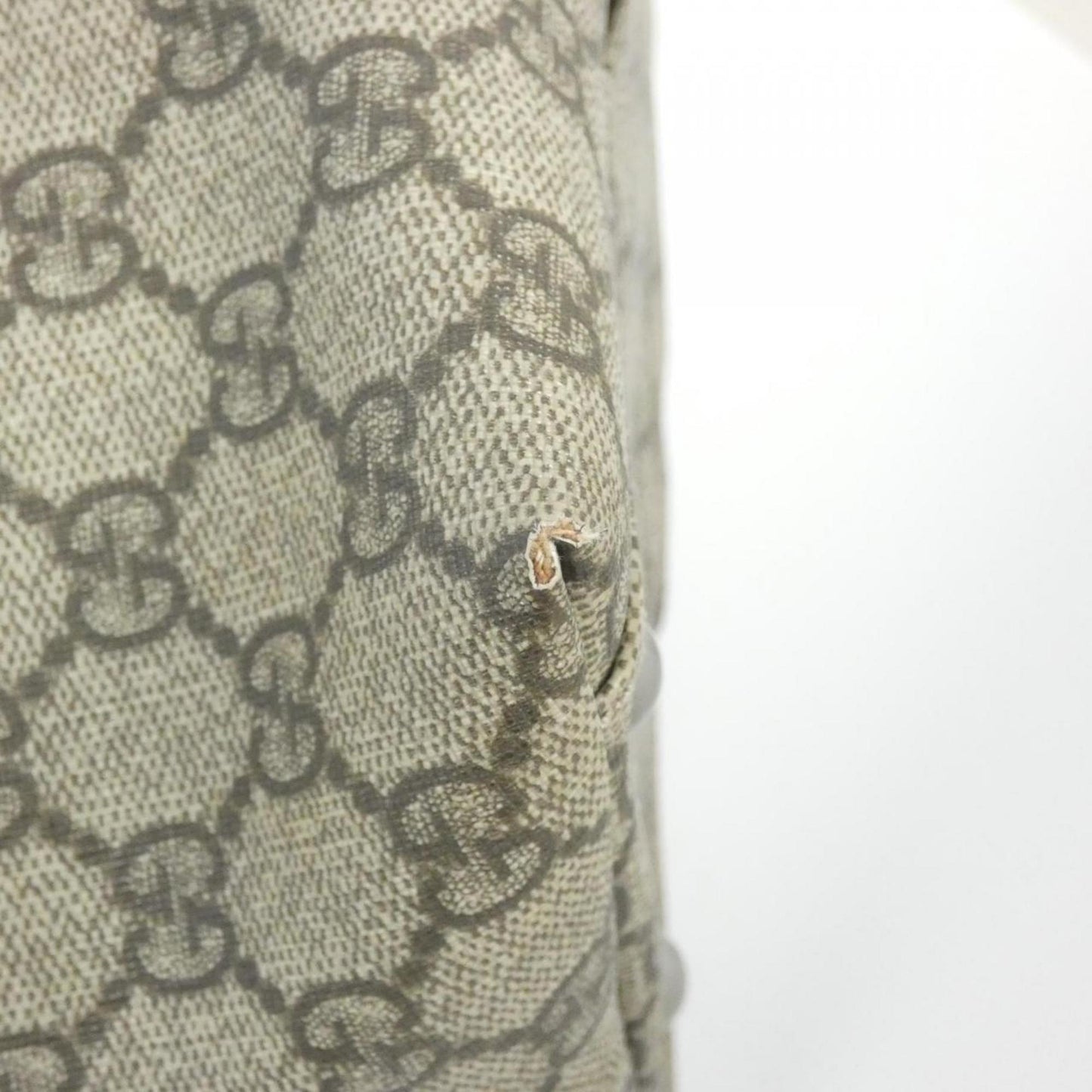 Gucci Beige Brown Gg Plus Tote Bag