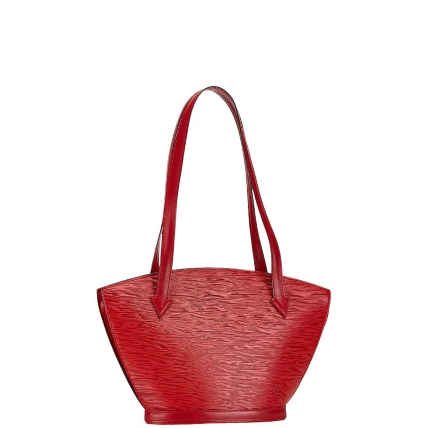 Louis Vuitton Castilian Red Leather Shoulder Bag Tote Bag