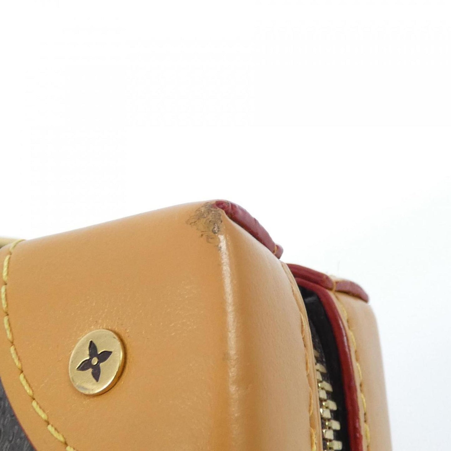Louis Vuitton Marron Coated Canvas Shoulder Bag