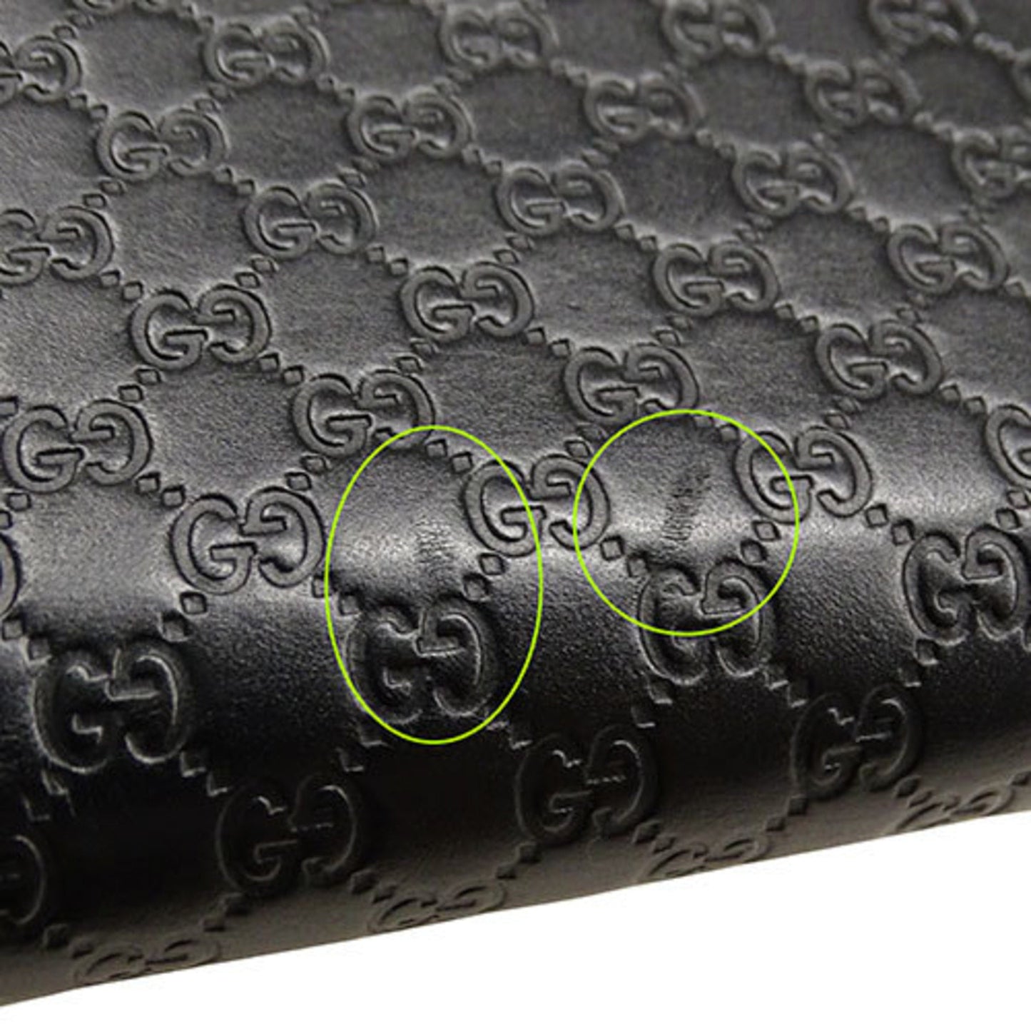Gucci Black Leather Long Wallet (Bi-Fold)