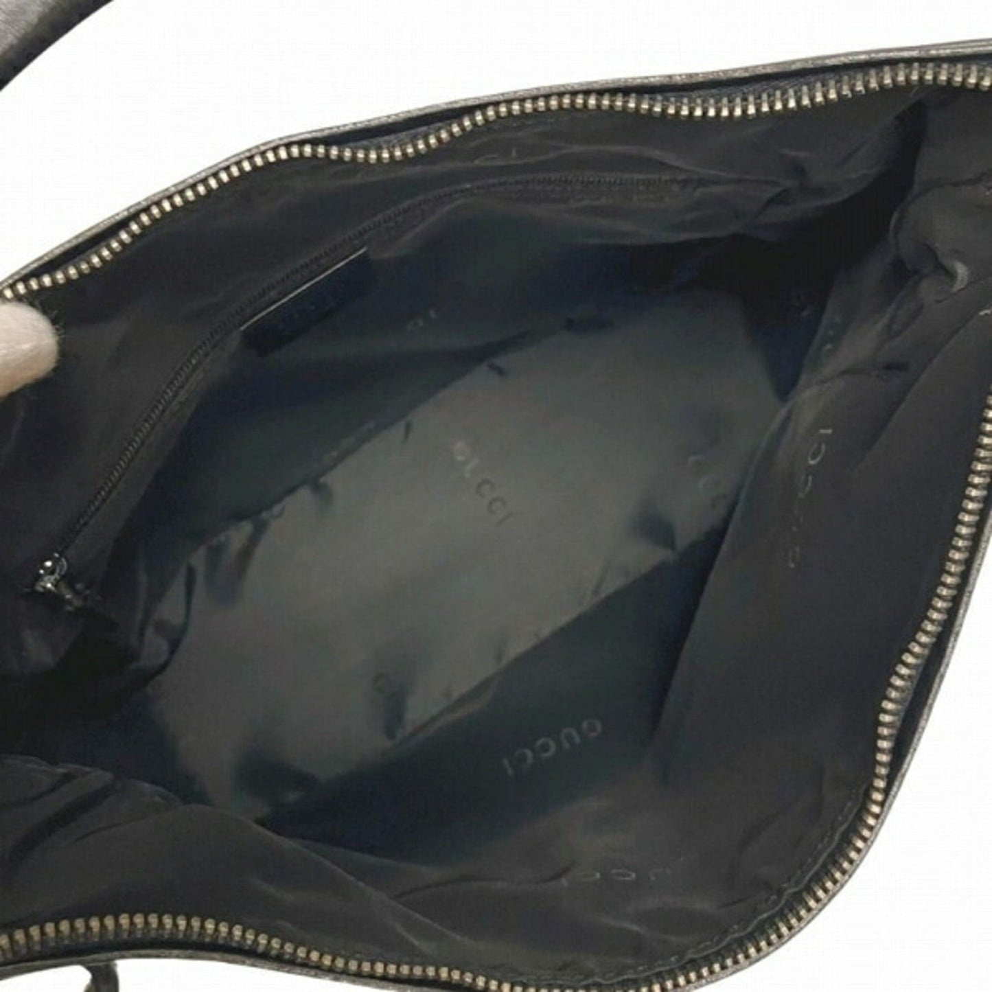 Gucci Black Leather Shoulder Bag