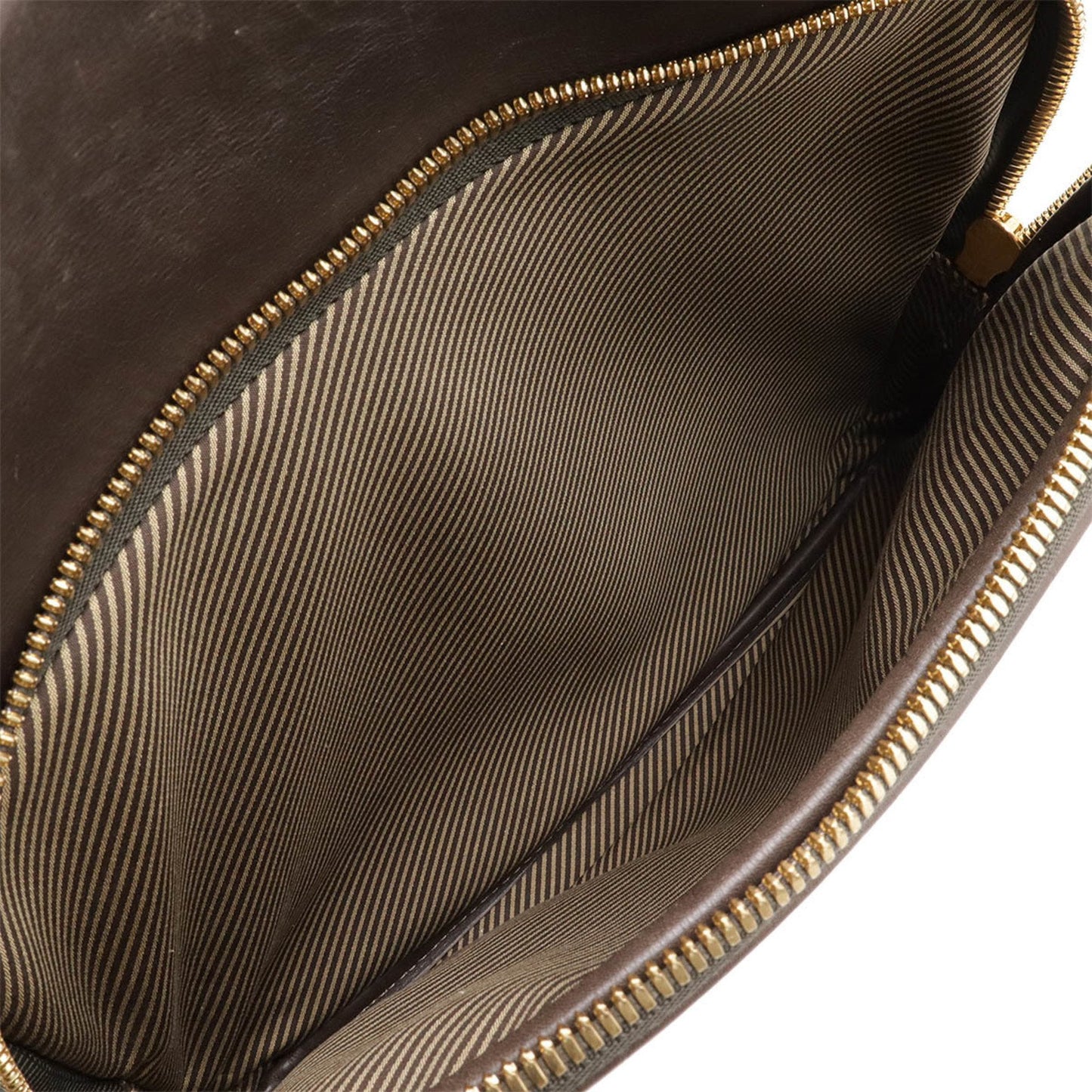 Louis Vuitton Brown Leather Shoulder Bag