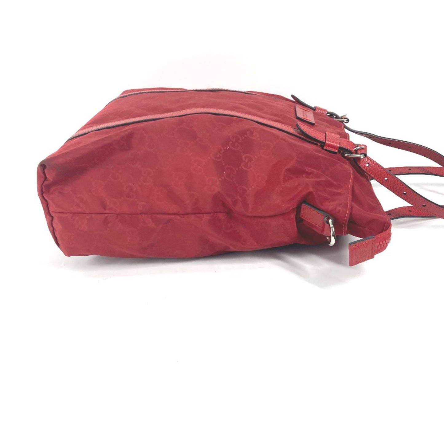 Gucci Red Cloth Tote Bag