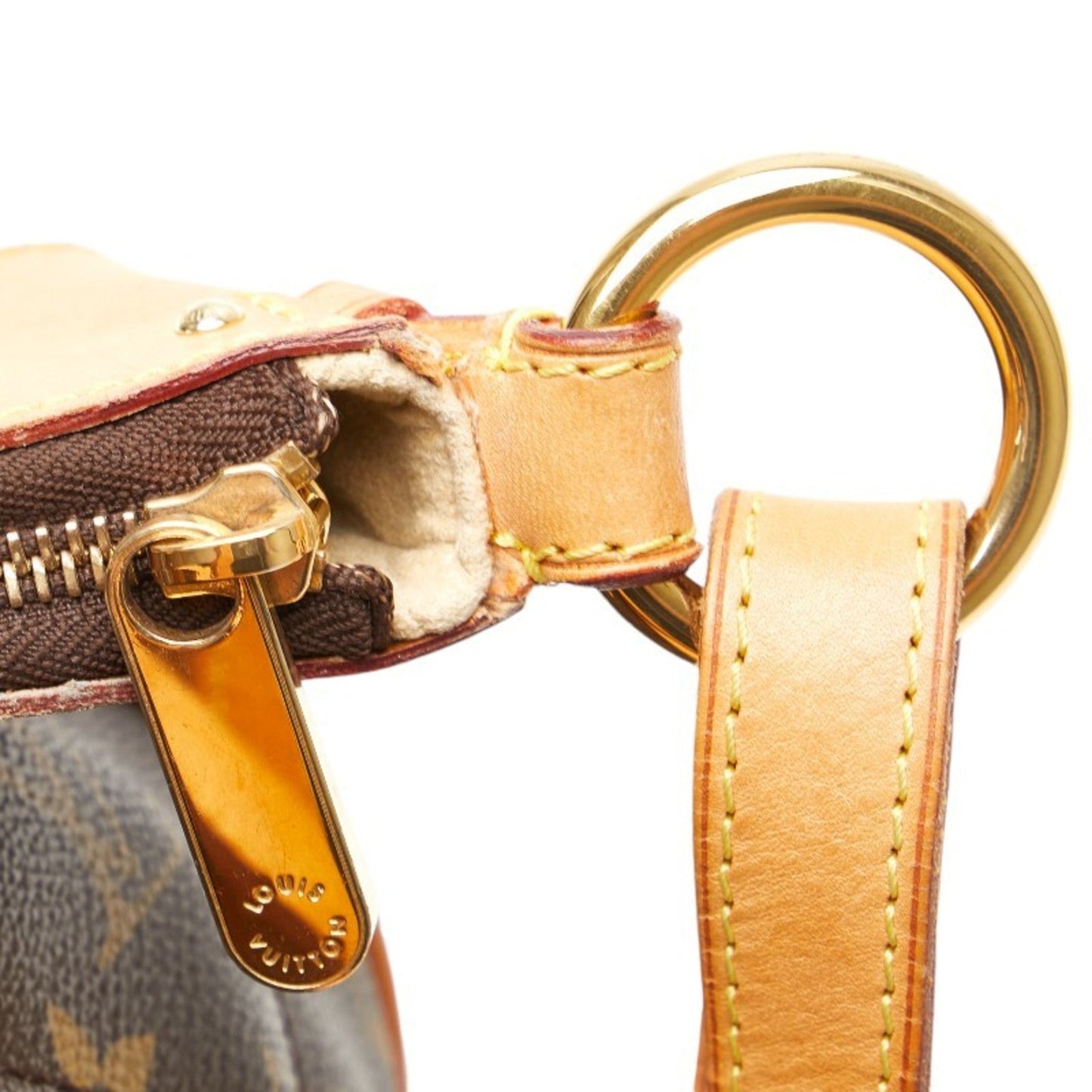 Louis Vuitton Brown Pvc Leather Shoulder Bag