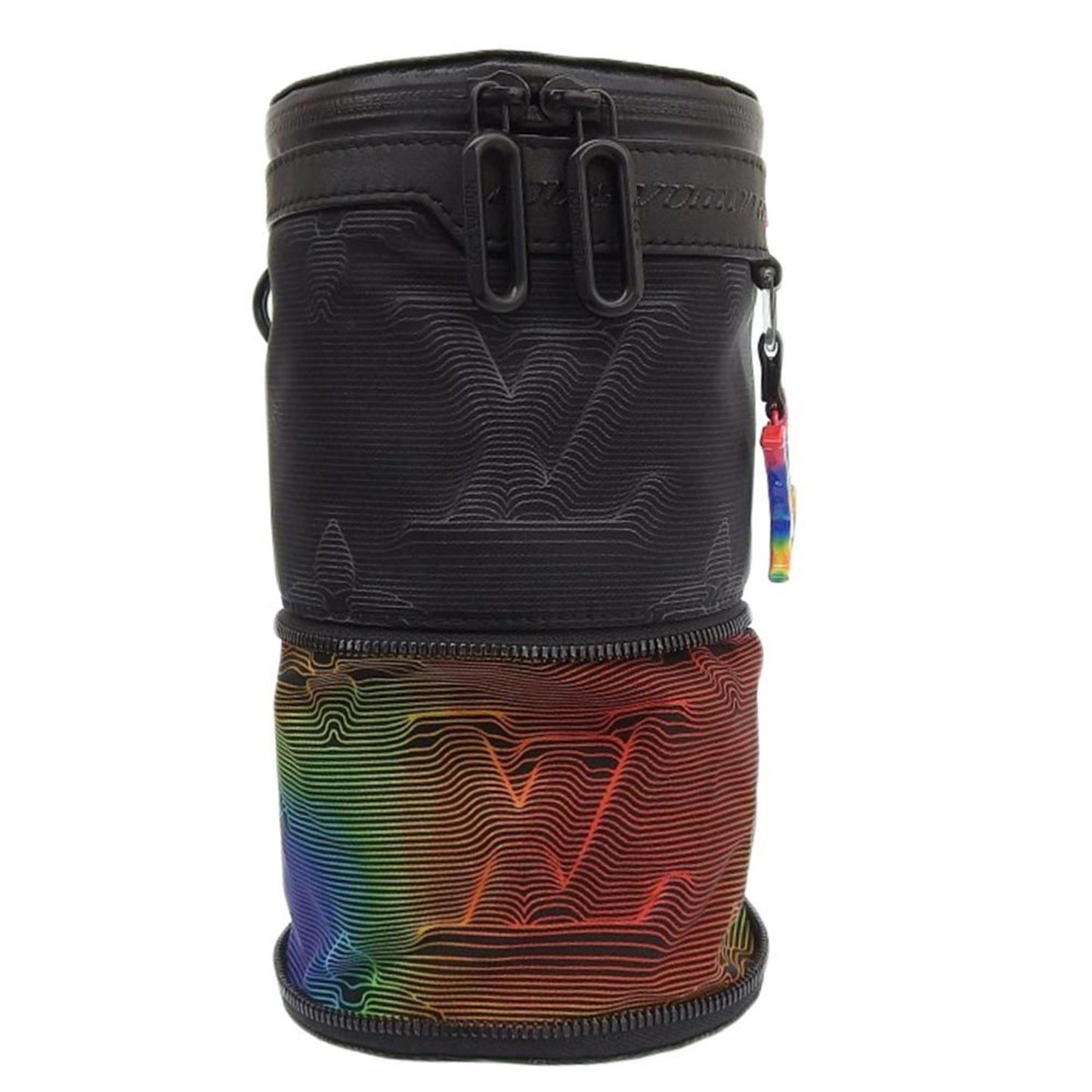 Louis Vuitton Black Multi-Color Nylon Shoulder Bag