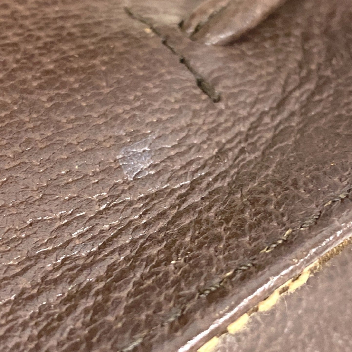 Gucci Brown Canvas Leather Backpack