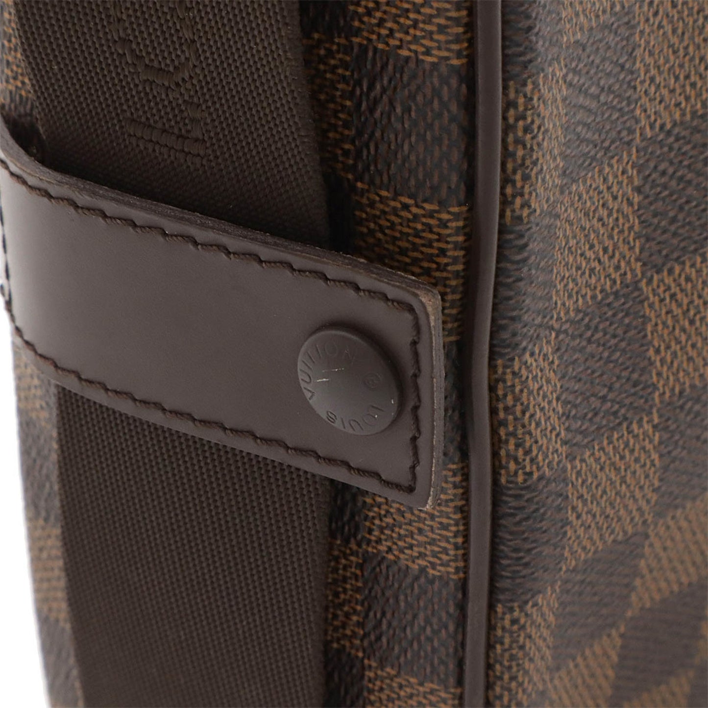 Louis Vuitton Brown Pvc Pochette Shoulder Bag