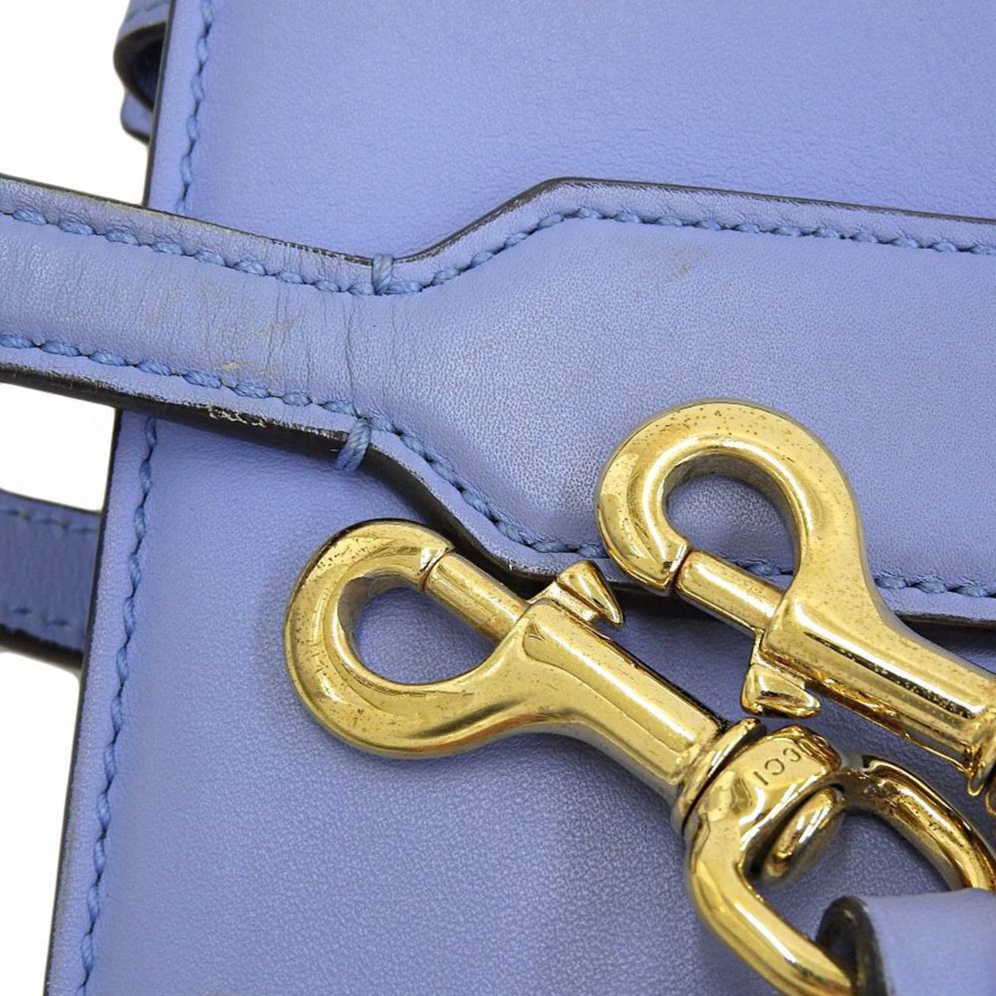 Gucci Blue Bow Handbag Shoulder Bag