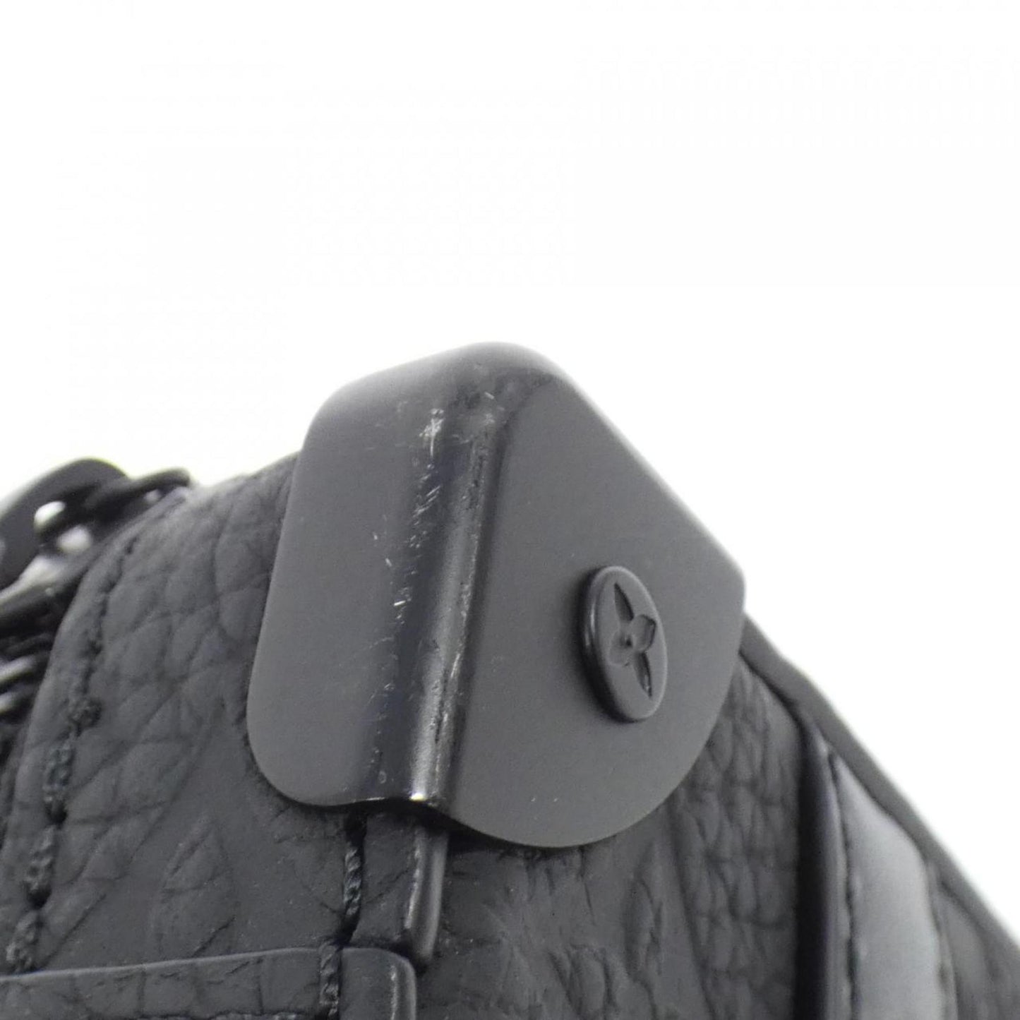 Louis Vuitton Black Leather Shoulder Bag