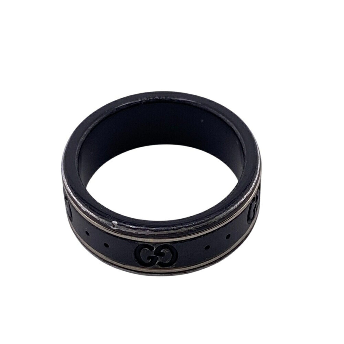 Gucci Black Ceramic Band Ring