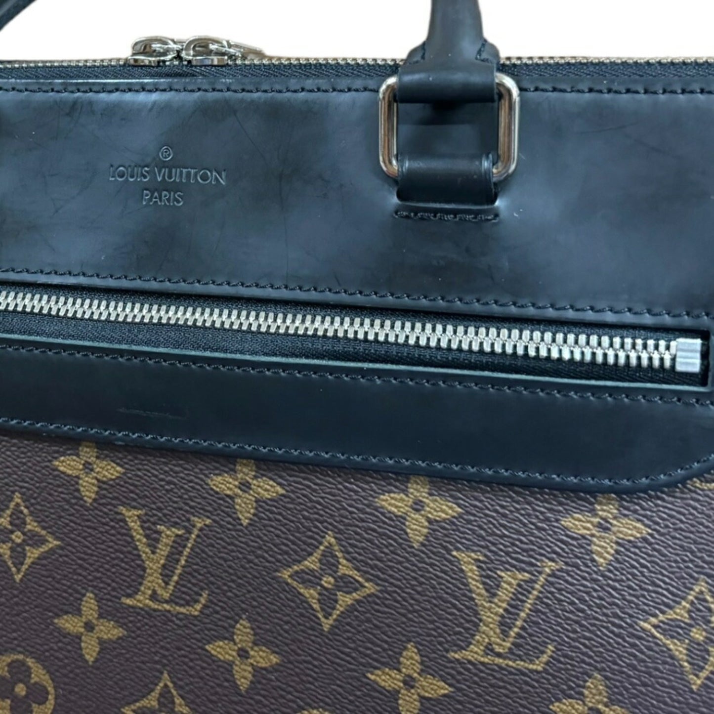 Louis Vuitton Black Brown Monogram Shoulder Bag