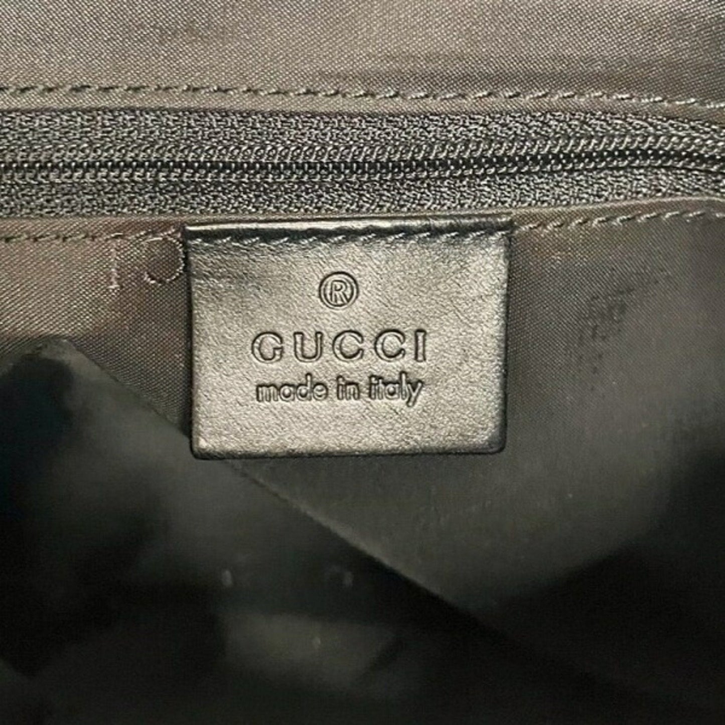 Gucci Black Leather Shoulder Bag