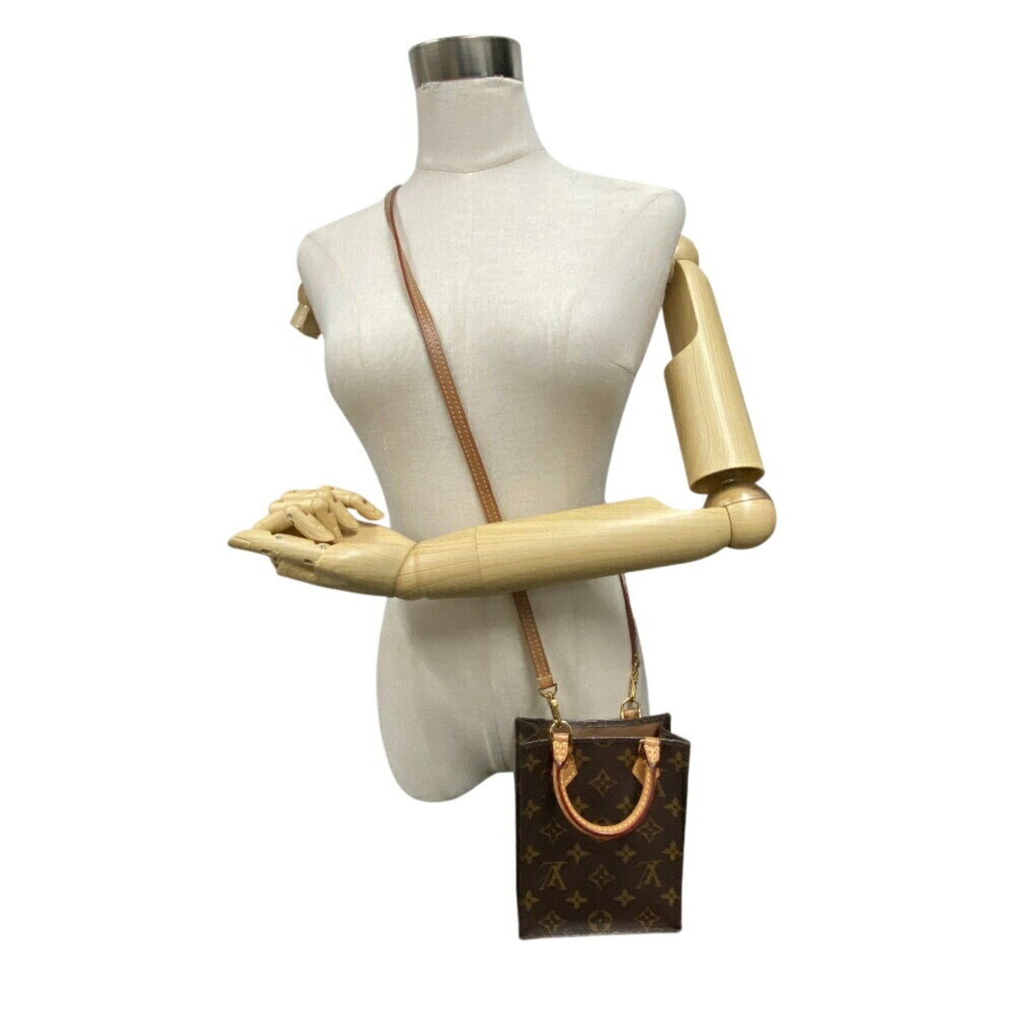 Louis Vuitton Monogram Brown Leather Shoulder Bag