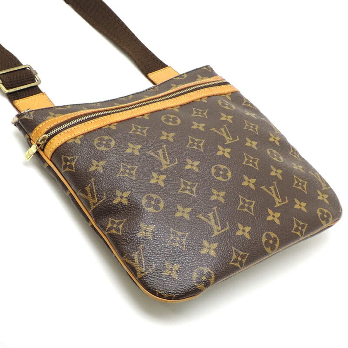 Louis Vuitton Brown Monogram Pochette Shoulder Bag