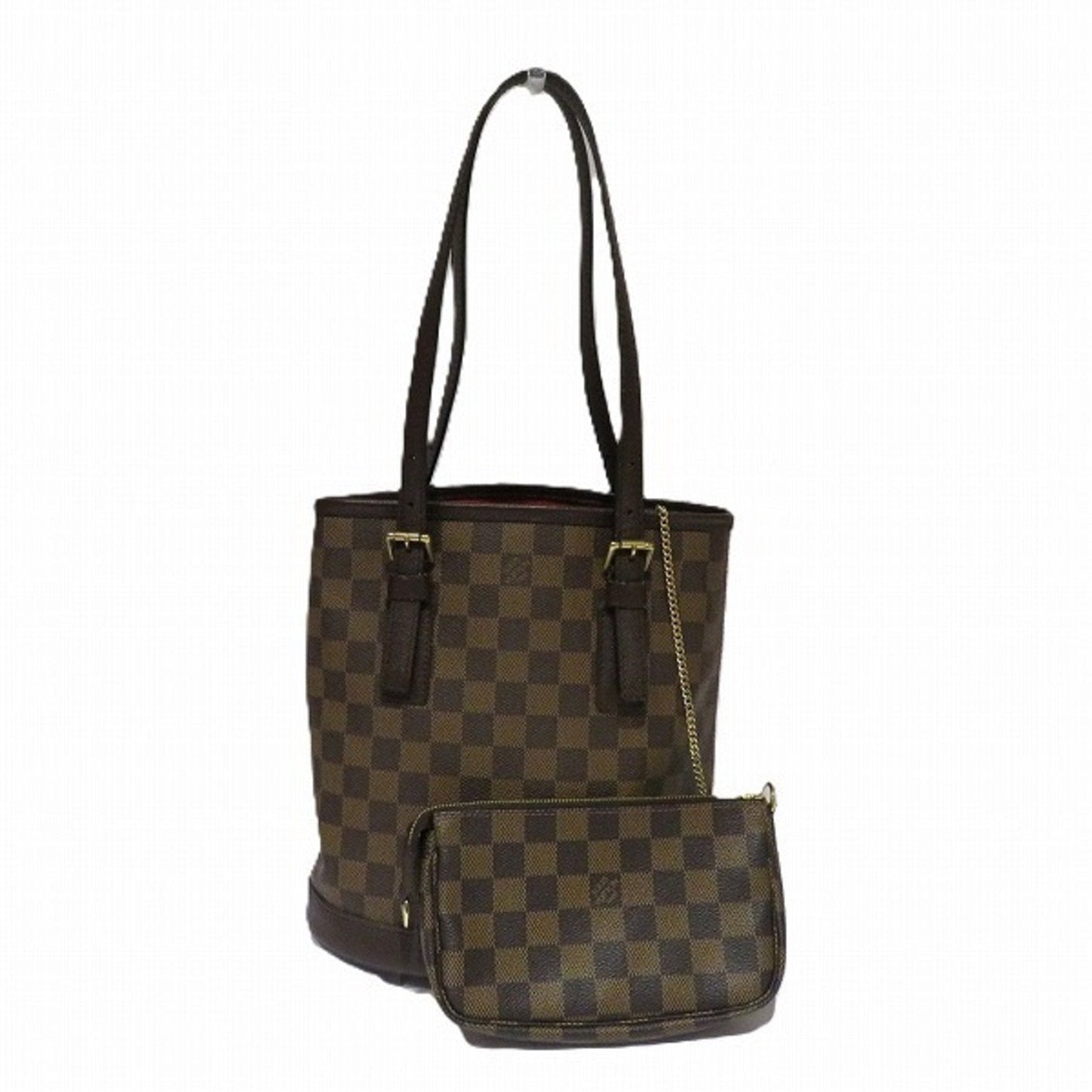 Louis Vuitton Brown Shoulder Bag Tote Bag ()