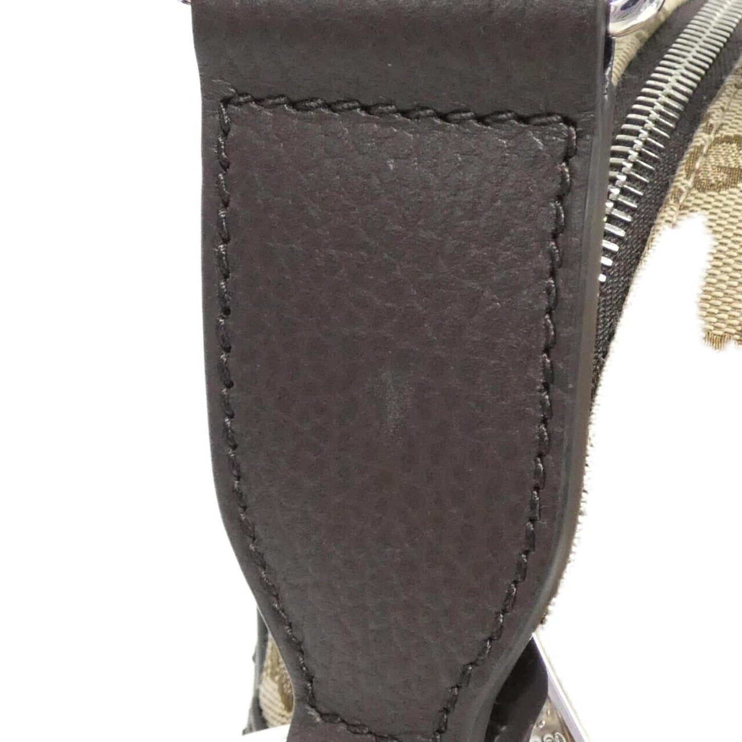 Gucci Beige Dark Brown Gg Canvas Shoulder Bag