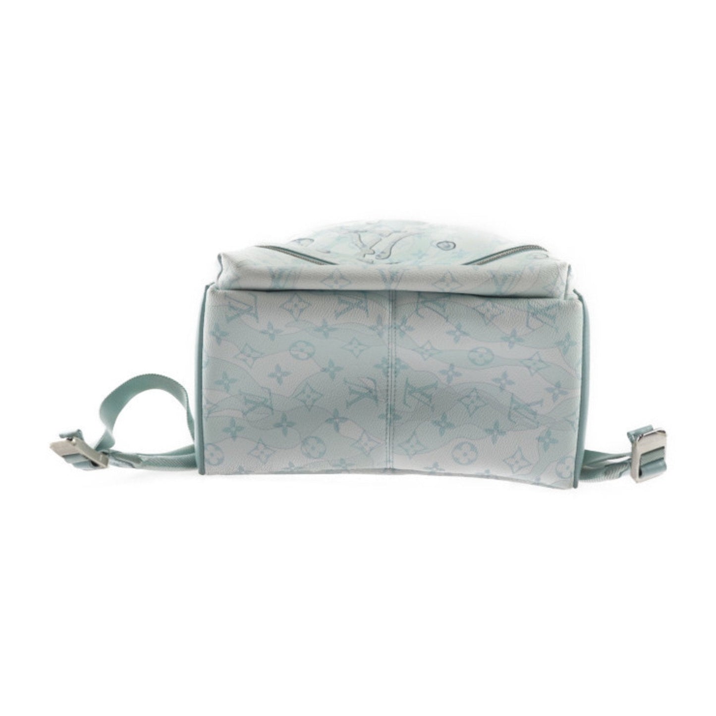 Louis Vuitton Light Blue Pvc Leather Backpack Handbag