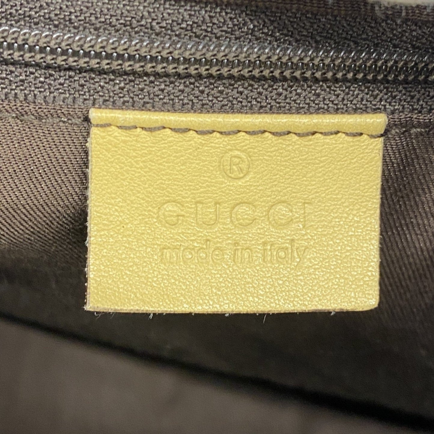 Gucci Brown Canvas Shoulder Bag