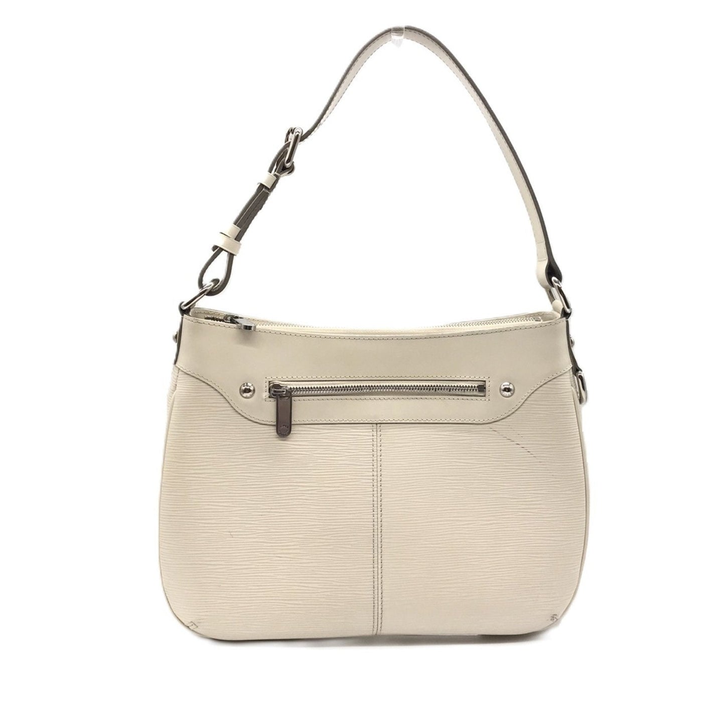 Louis Vuitton Ivory White Epi Leather Handbag Shoulder Bag ()
