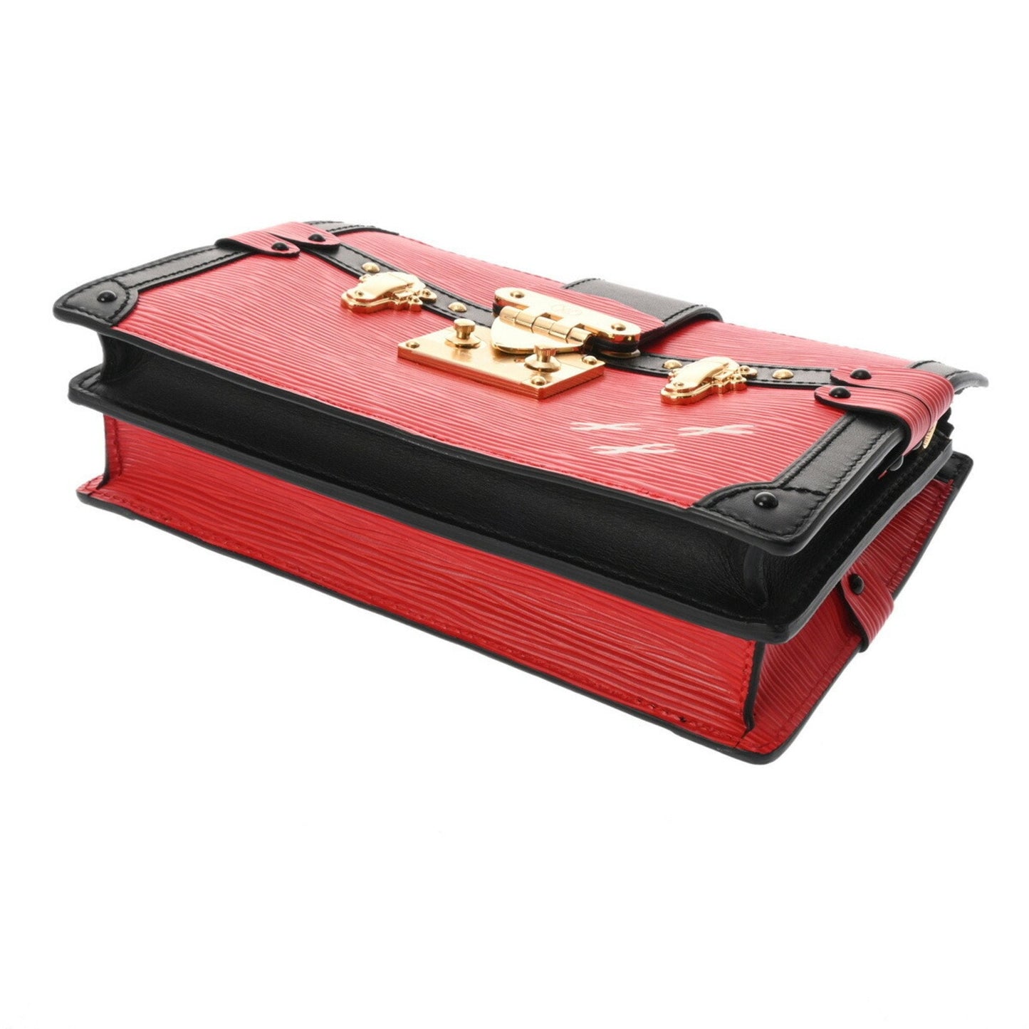 Louis Vuitton Noir Rouge Epi Leather Shoulder Bag