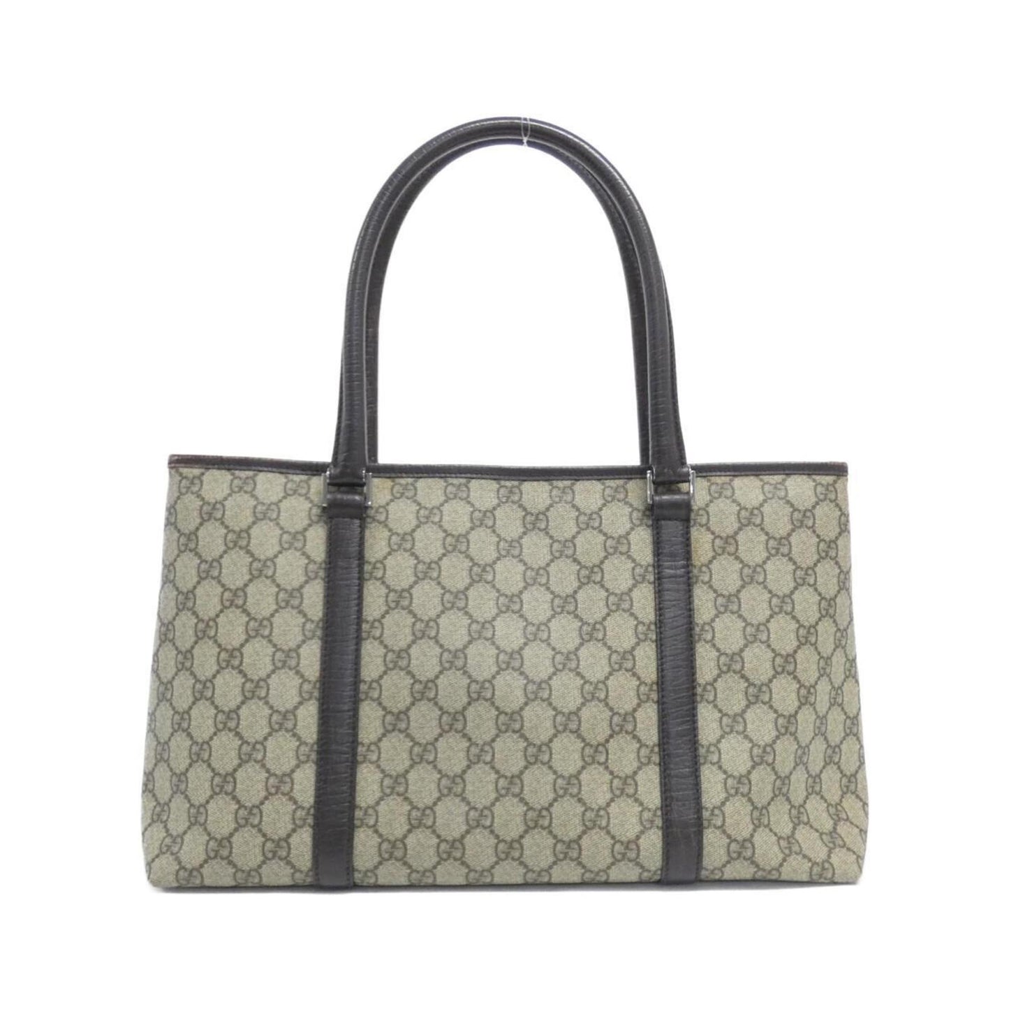 Gucci Beige Brown Gg Plus Tote Bag