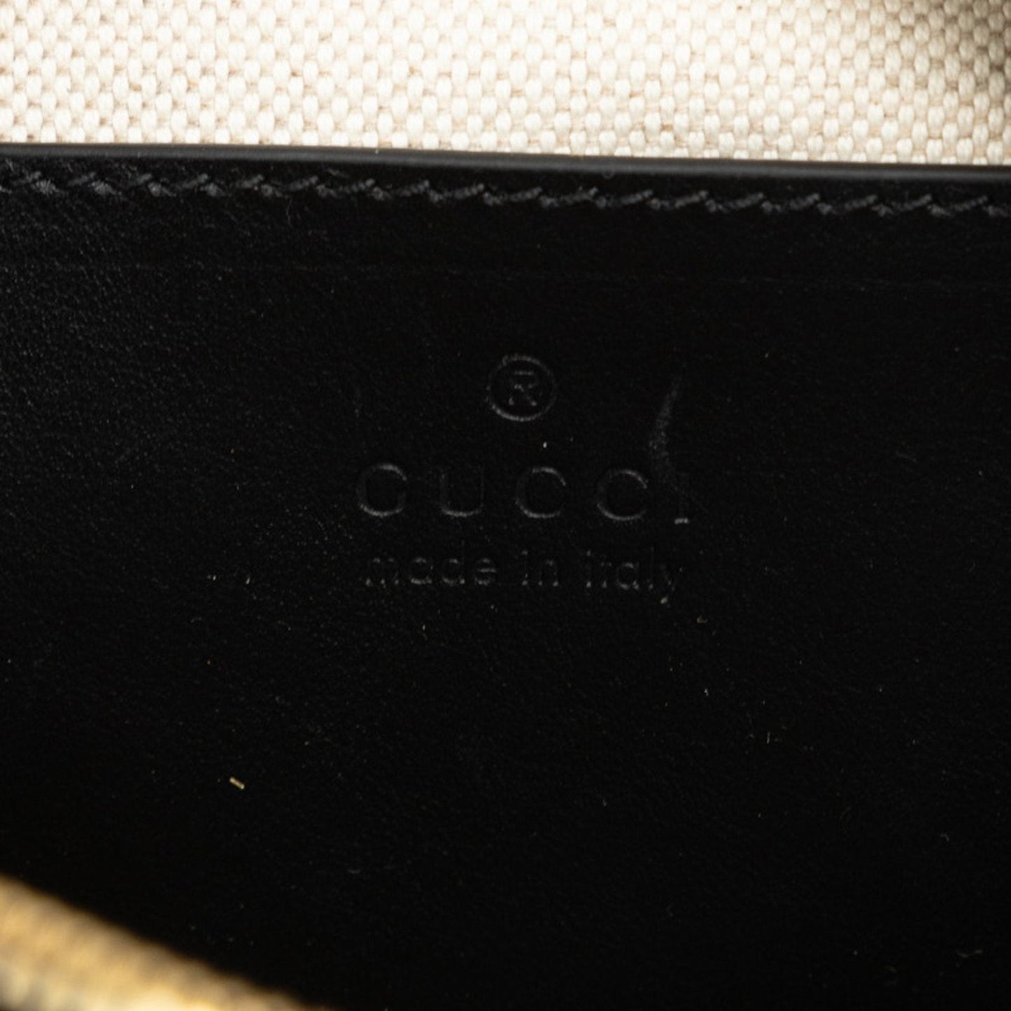 Gucci Black Leather Handbag Shoulder Bag