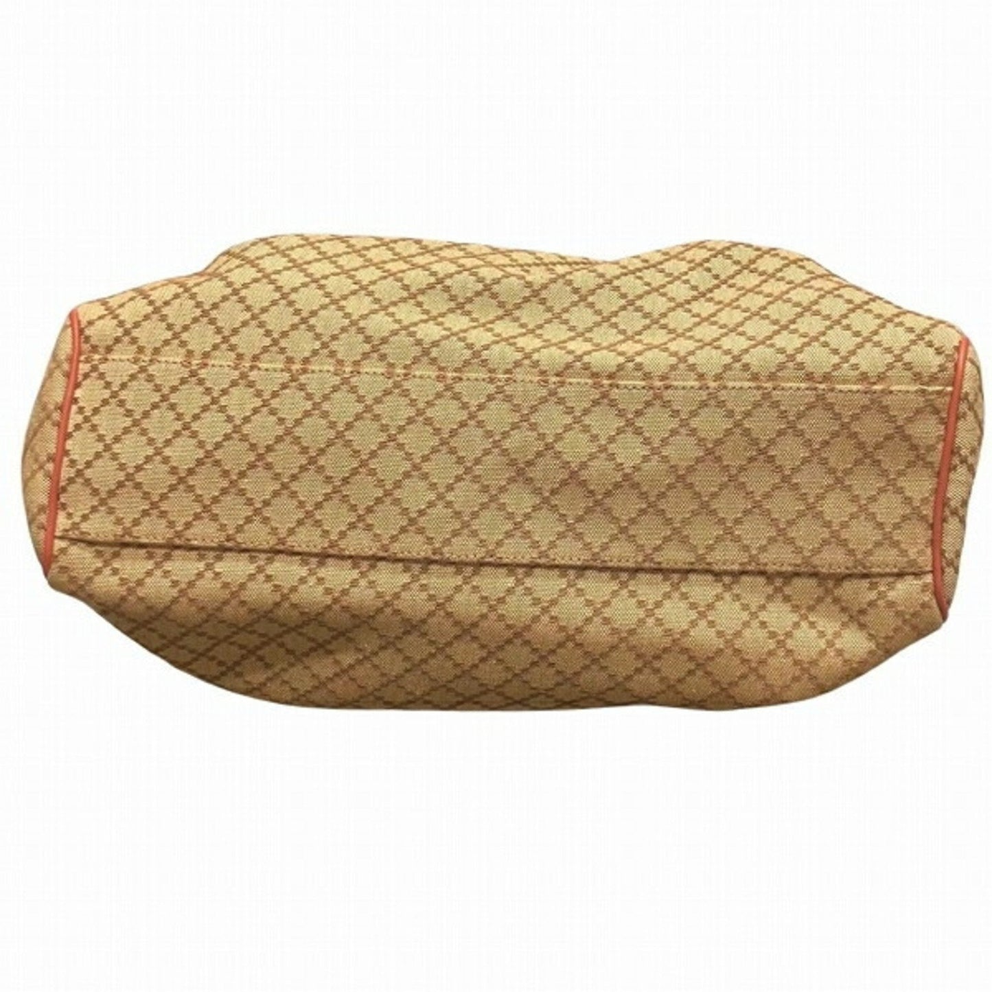 Gucci Beige Pink Canvas Leather Handbag