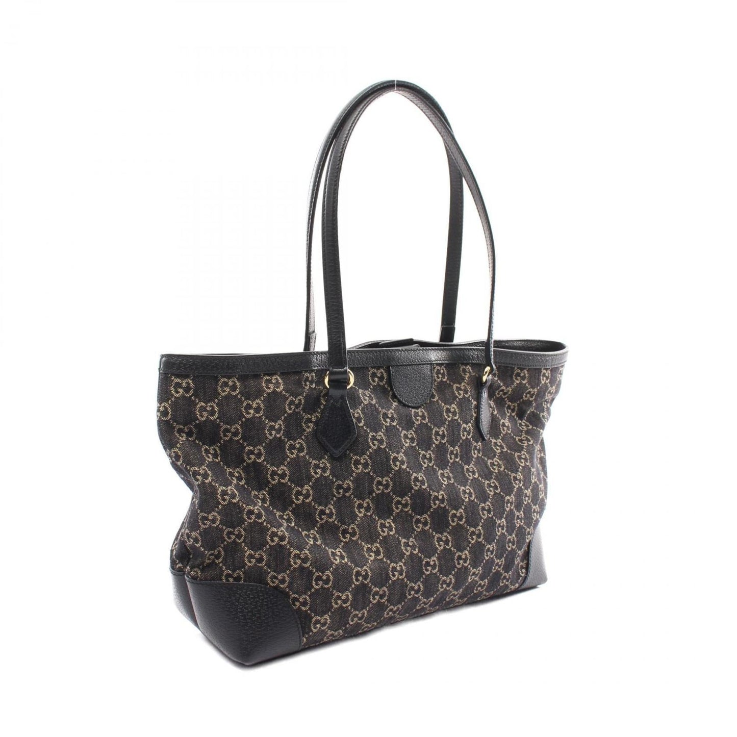 Gucci Gg Canvas Beige Black Gg Canvas Tote Bag