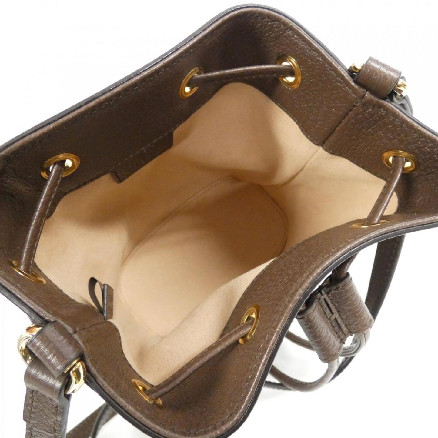 Gucci Ophidia Beige Brown Gg Supreme Leather Shoulder Bag