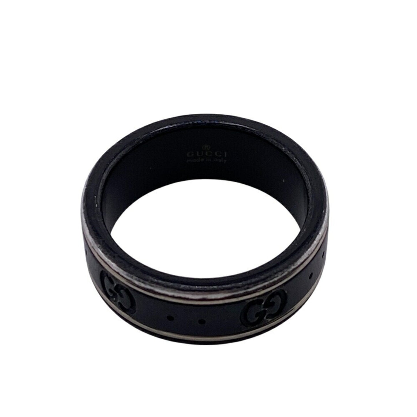 Gucci Black Ceramic Band Ring