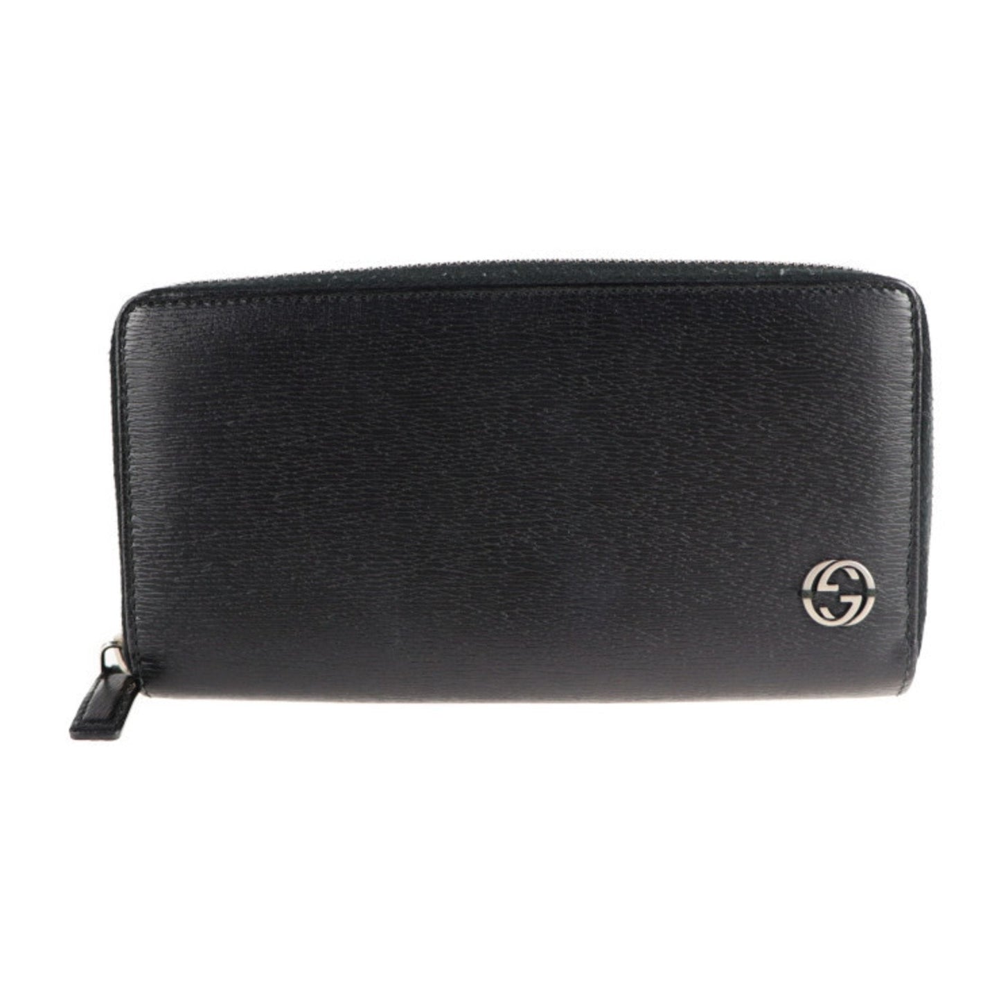 Gucci Black Leather Long Wallet (Bi-Fold) ()