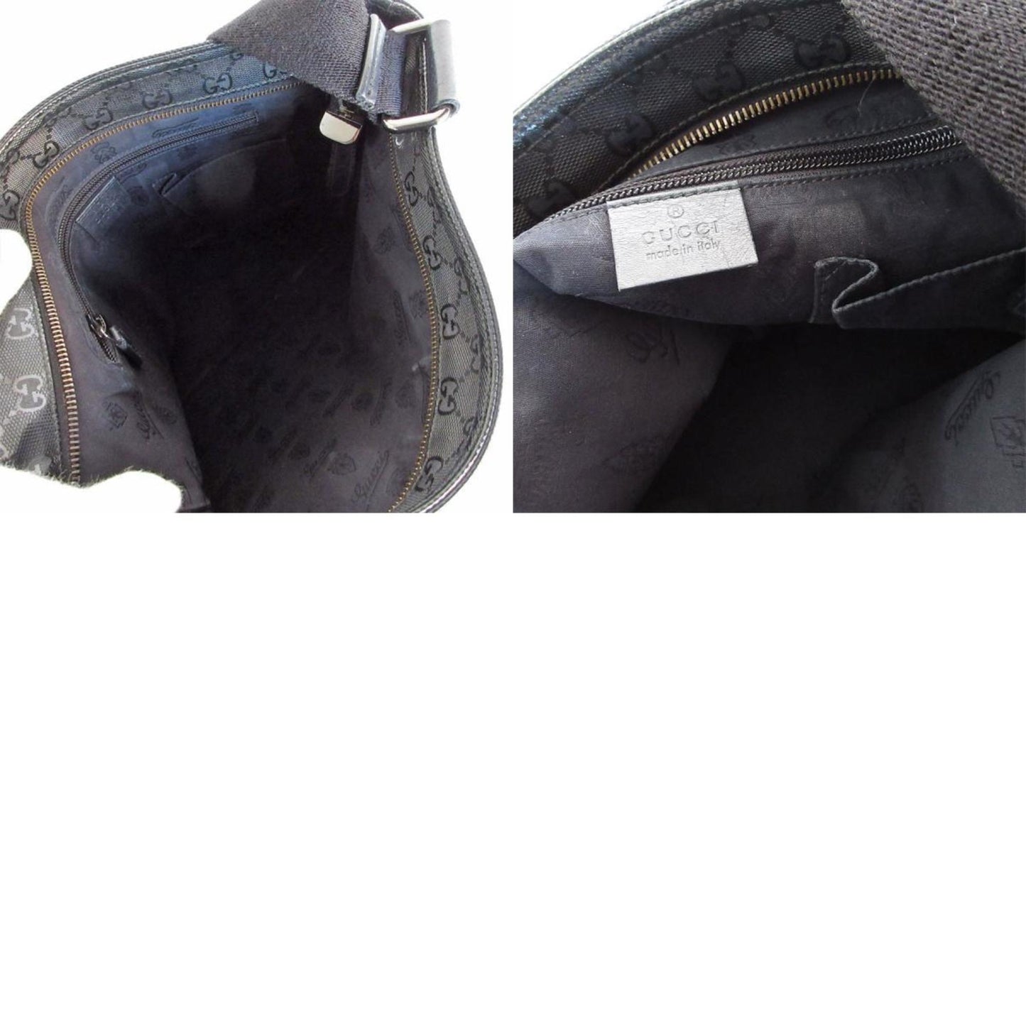 Gucci Black Pvc Shoulder Bag