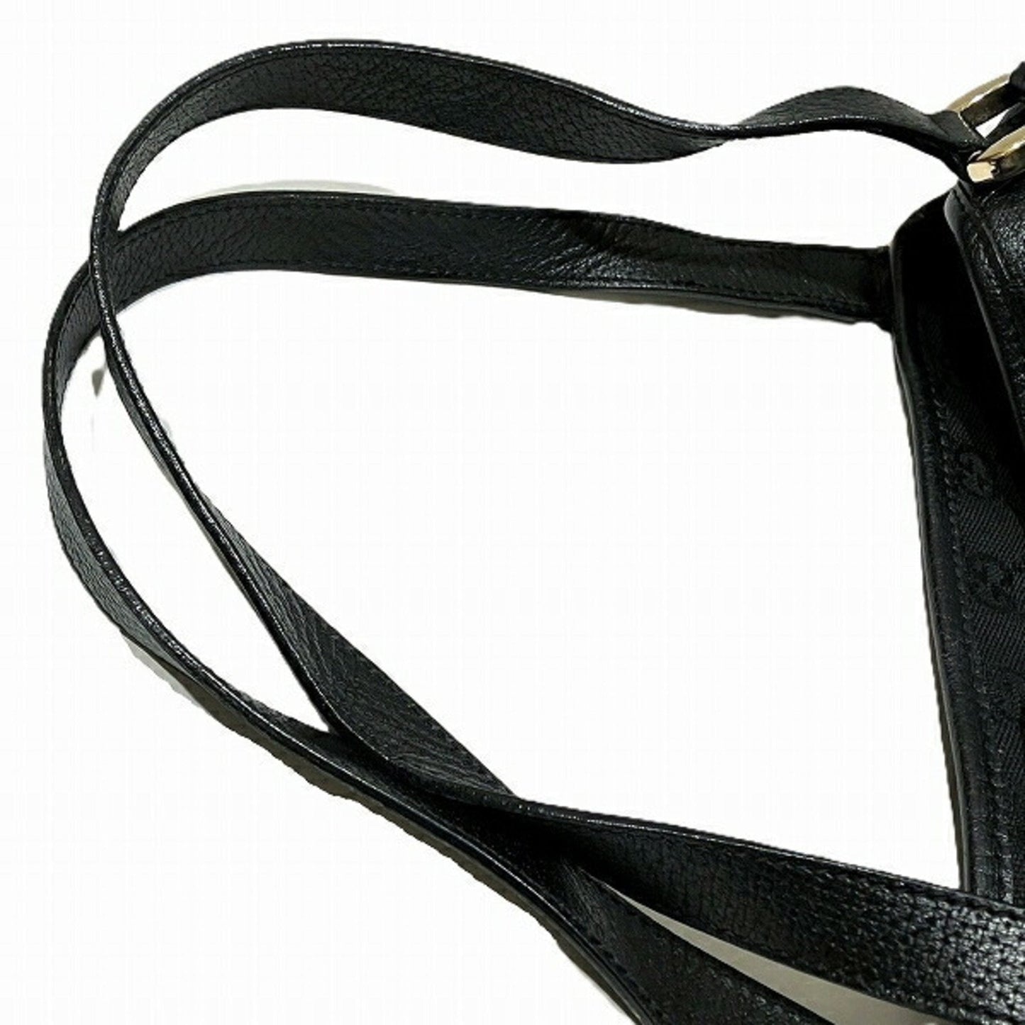 Gucci Black Leather Tote Bag
