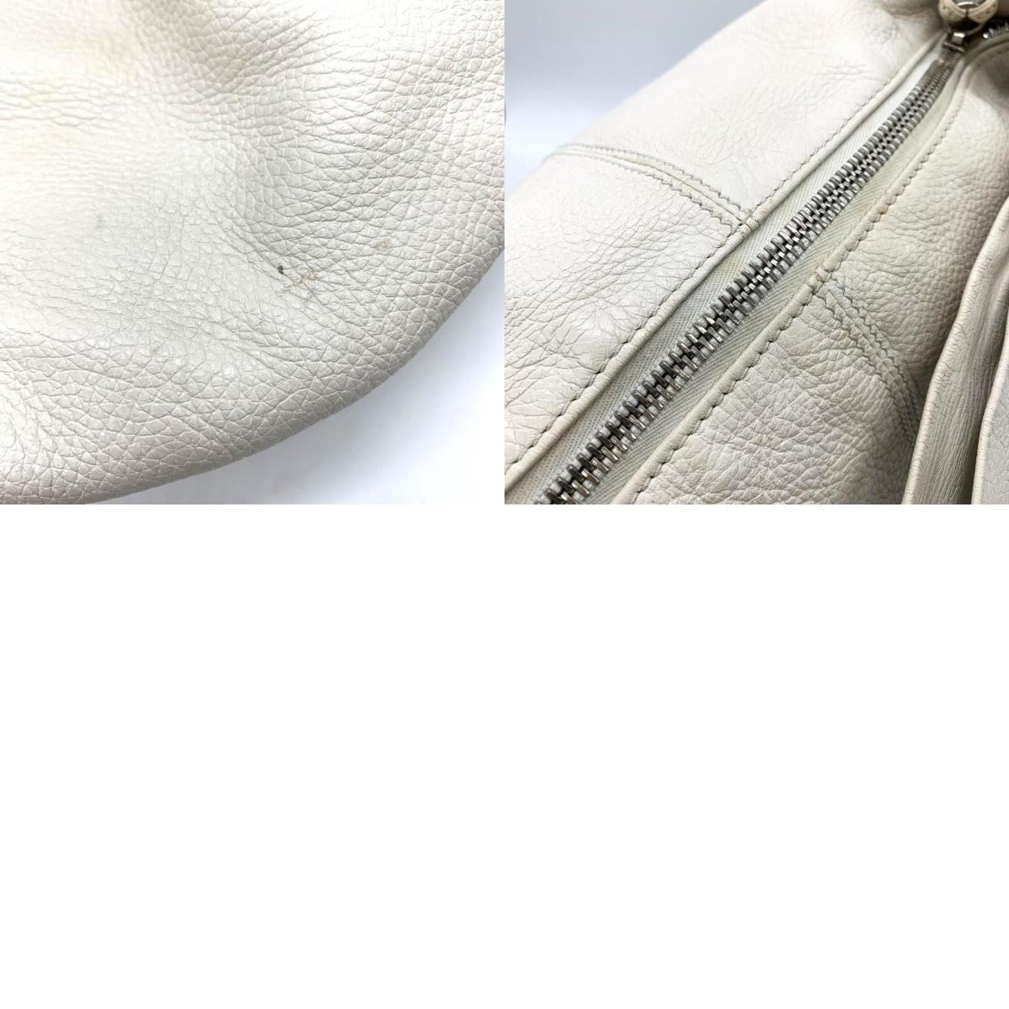 Gucci Ivory White Leather Shoulder Bag