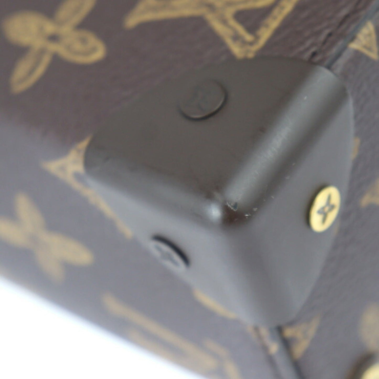 Louis Vuitton Brown Green Monogram Monogram Leather Handbag Shoulder Bag Tote Bag