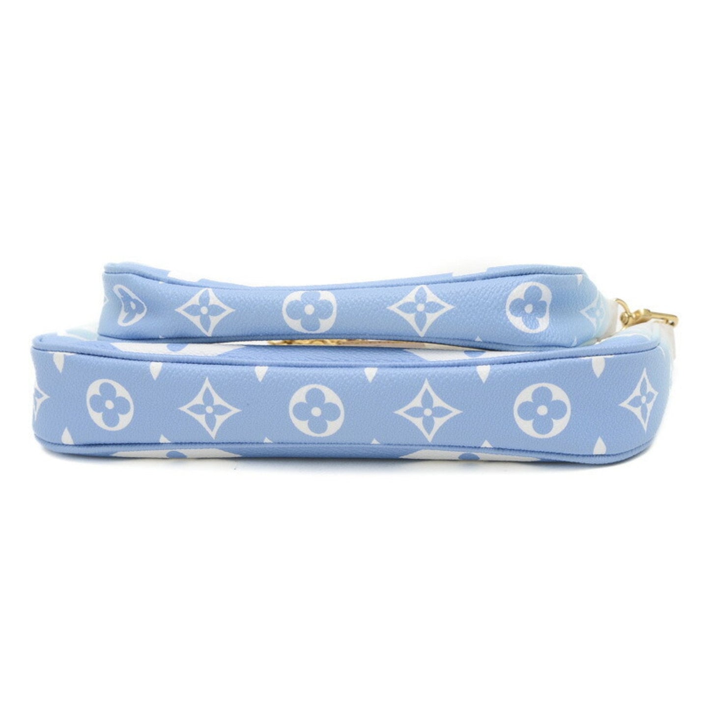 Louis Vuitton Blue Monogram Pochette Shoulder Bag
