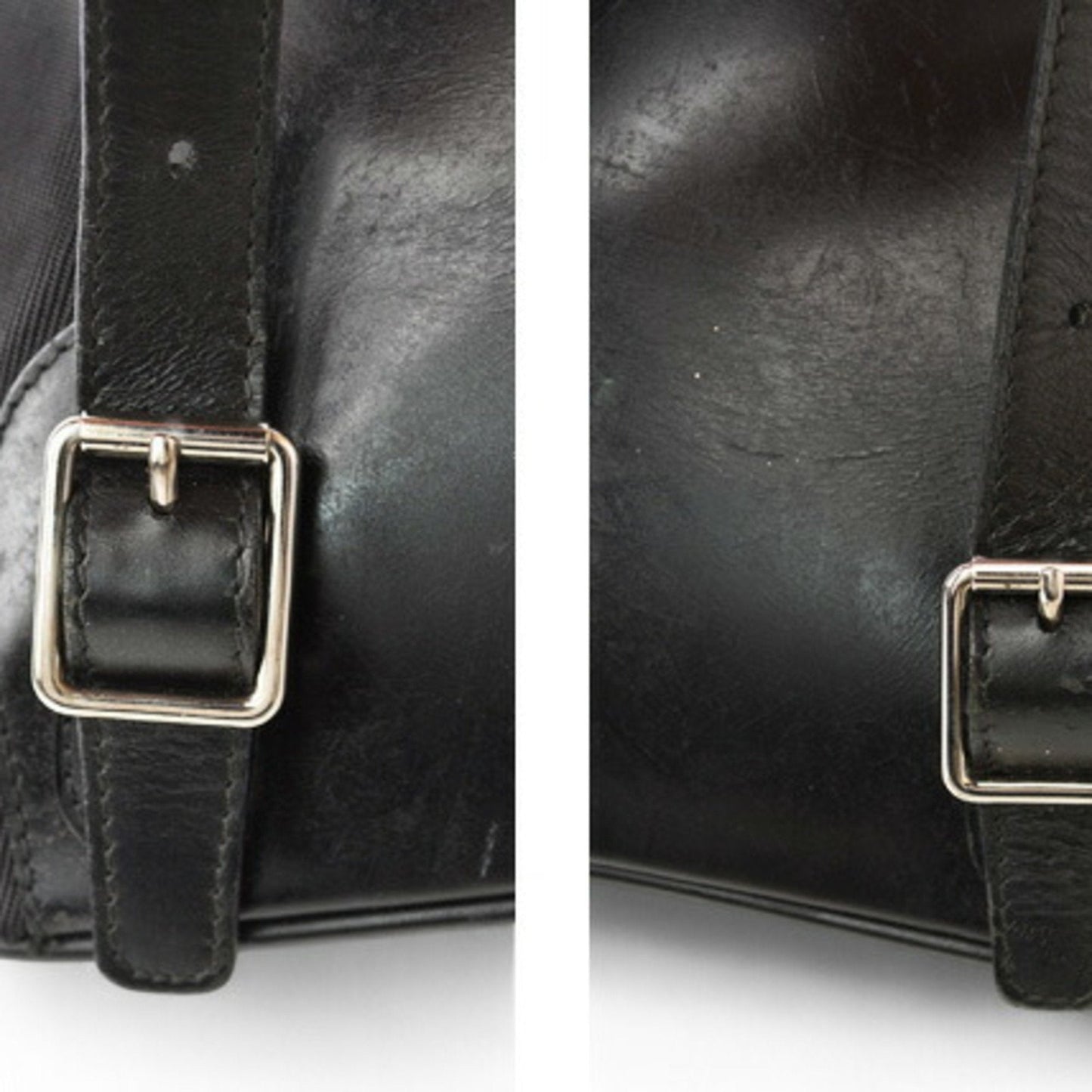 Gucci Black Leather Backpack