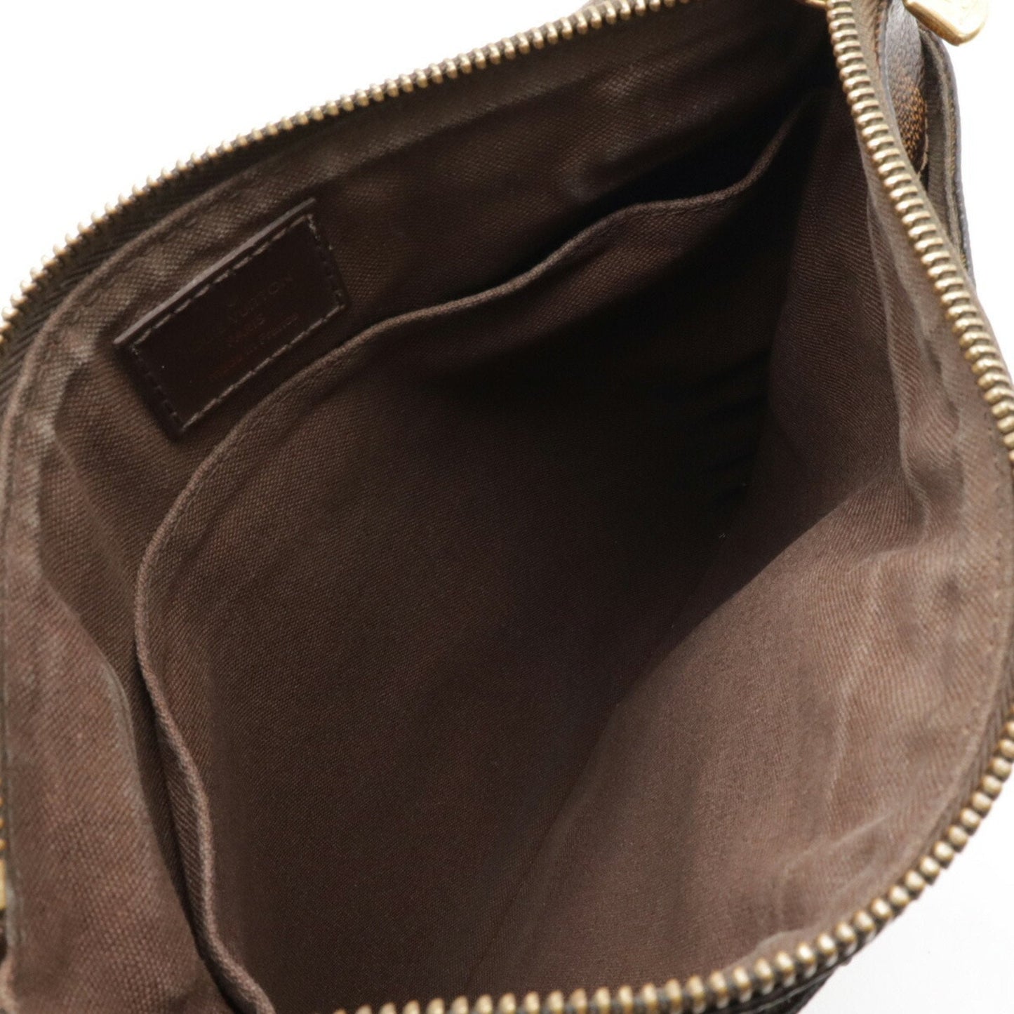 Louis Vuitton Brown Pvc Pochette Shoulder Bag