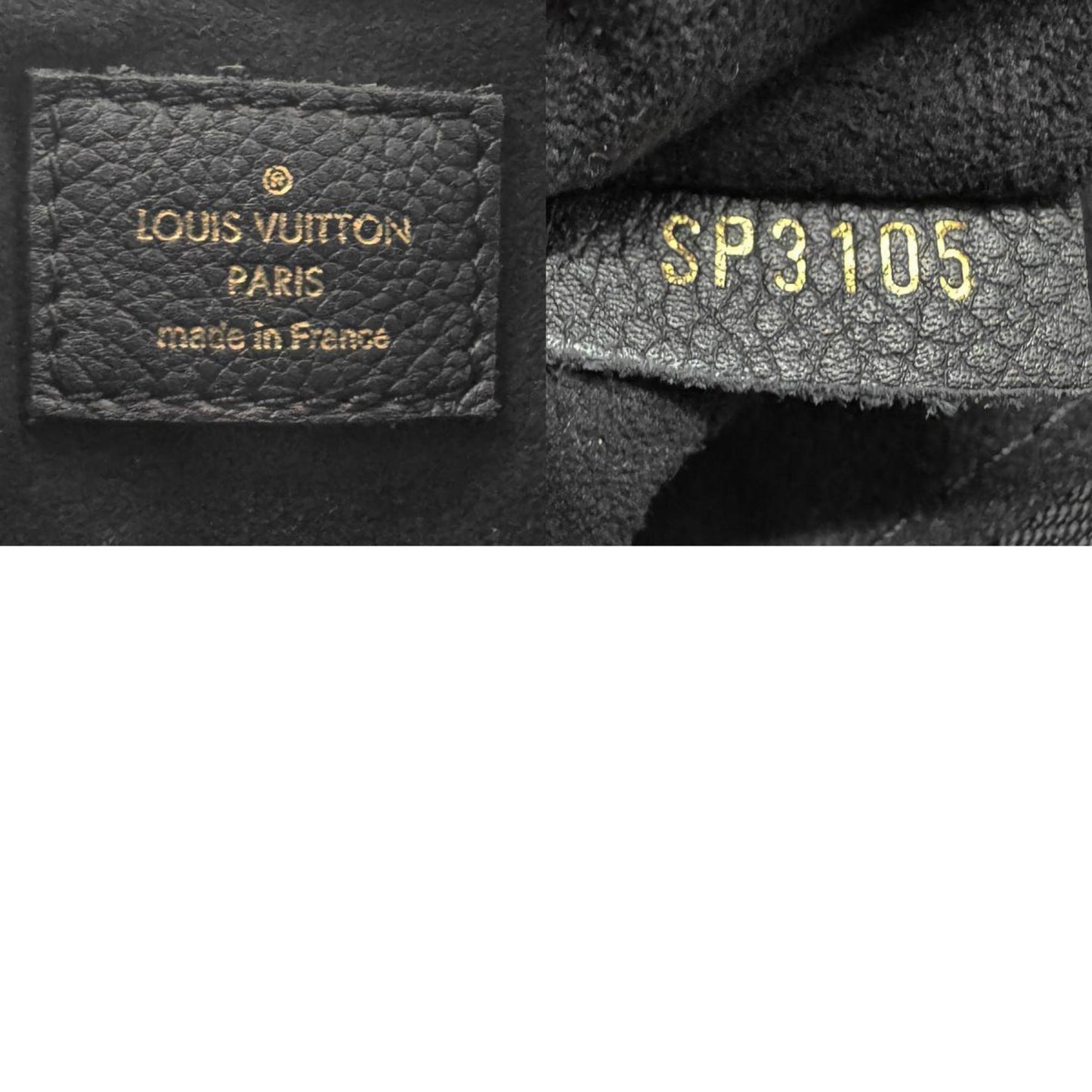 Louis Vuitton Black Brown Monogram Leather Shoulder Bag