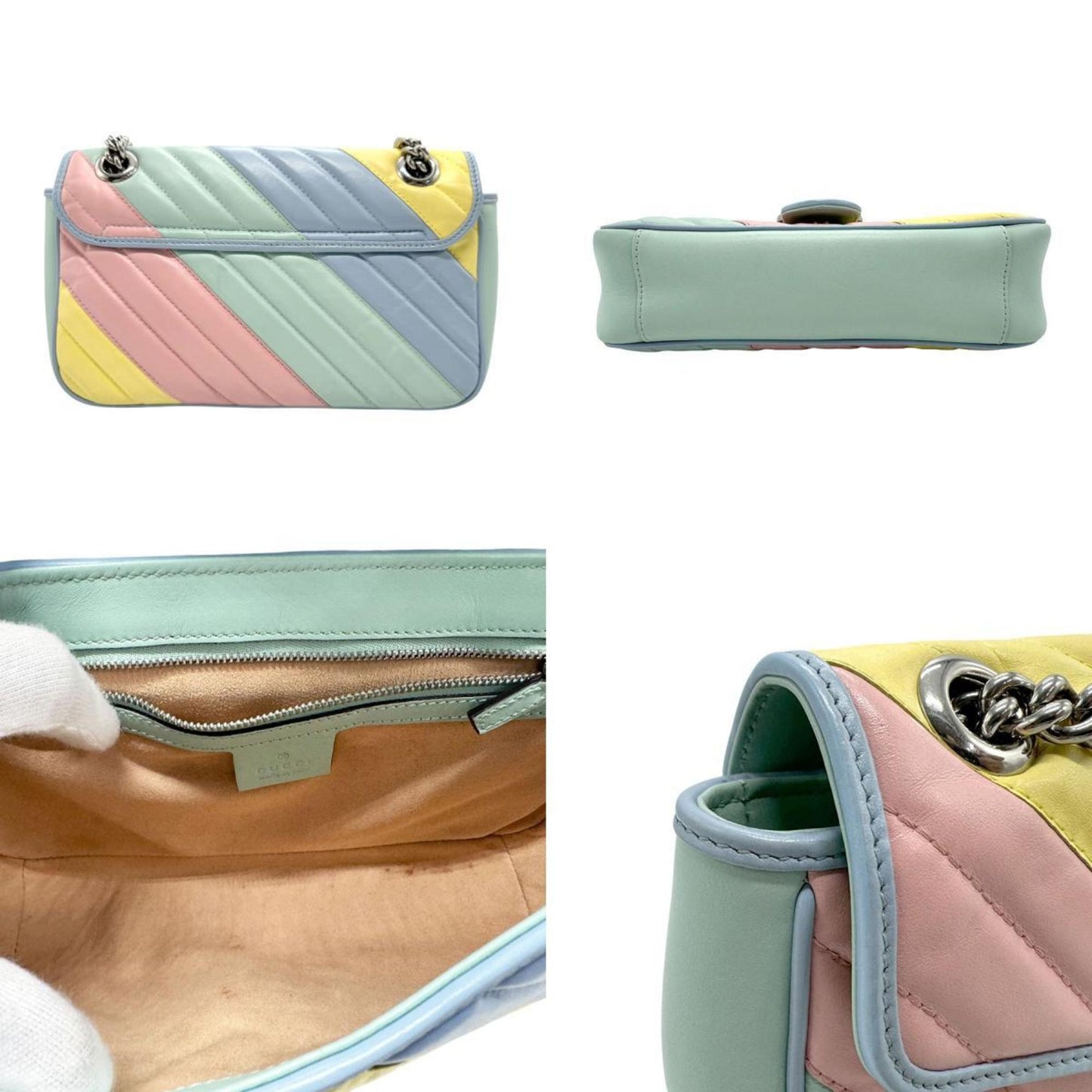 Gucci Multi-Color Leather Shoulder Bag