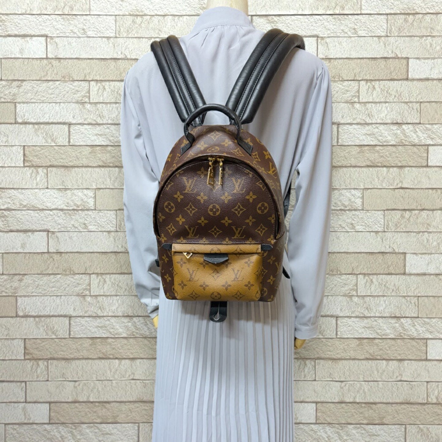 Louis Vuitton Brown Monogram Canvas Monogram Reverse Backpack