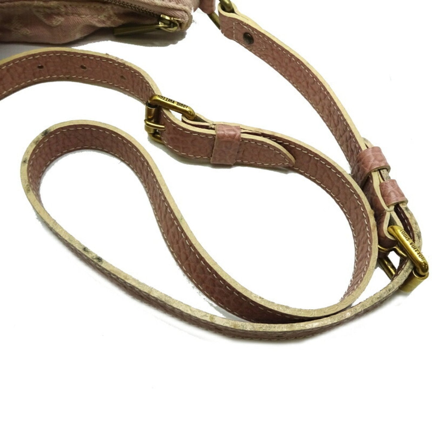 Louis Vuitton Monogram Denim Pink Monogram Denim Shoulder Bag