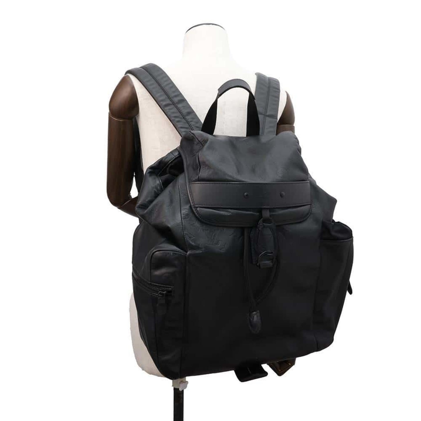Louis Vuitton Black Noir Monogram Shadow Backpack