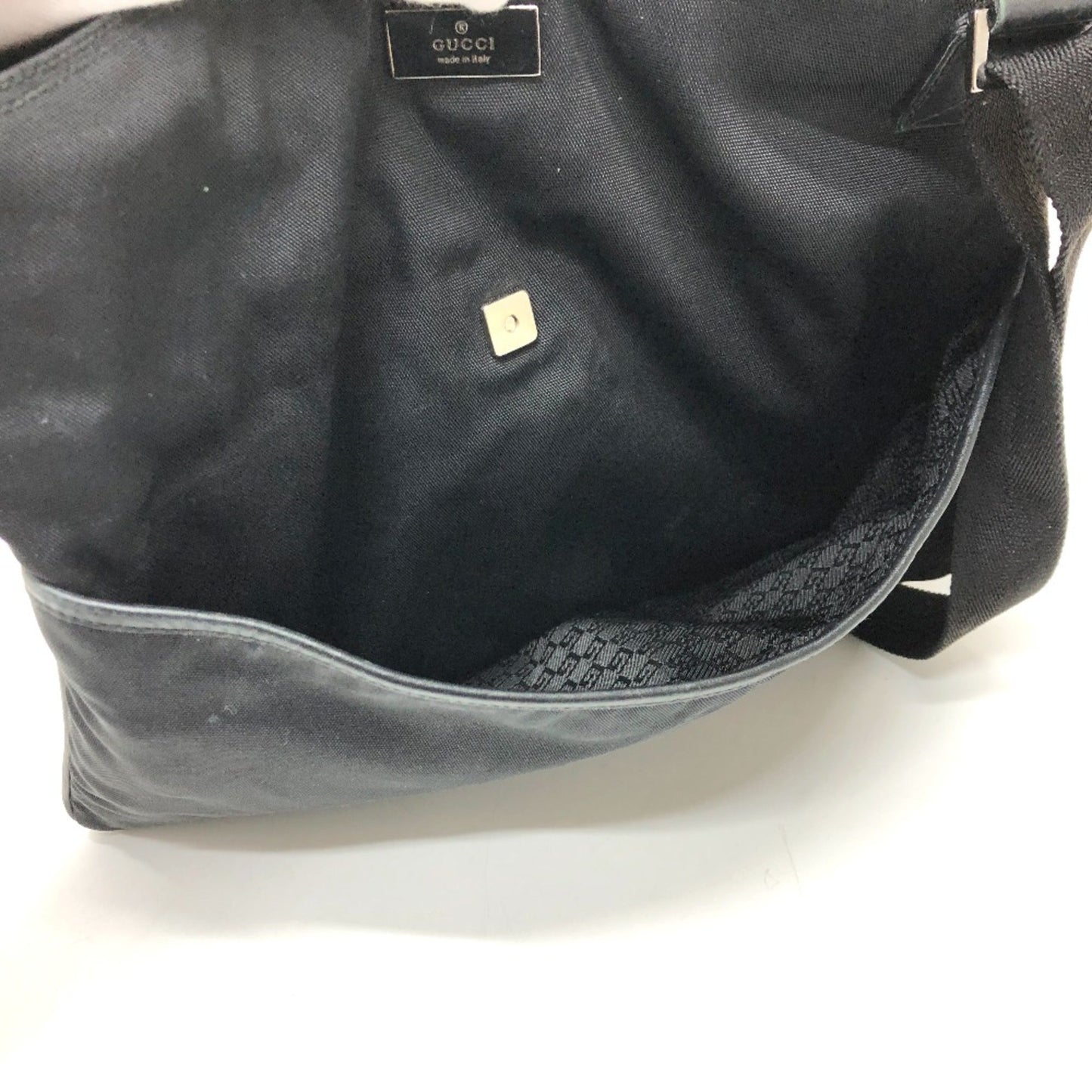 Gucci Black Cloth Shoulder Bag