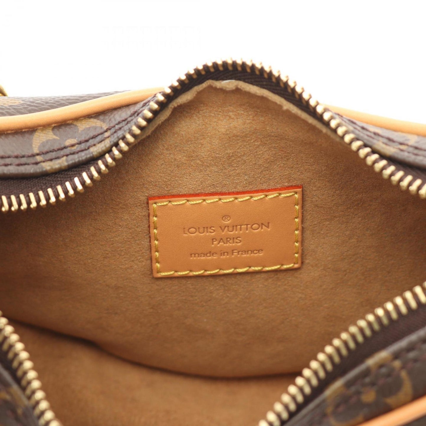 Louis Vuitton Brown Monogram Coated Canvas Leather Shoulder Bag