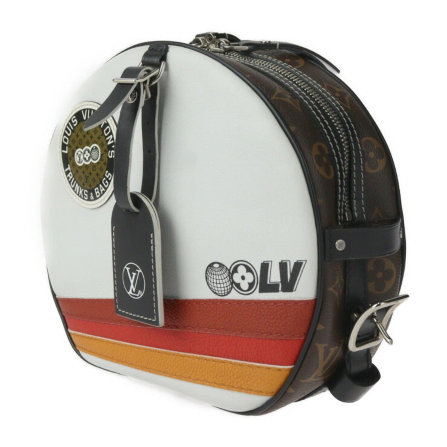 Louis Vuitton Multi-Color Monogram Canvas Leather Handbag Shoulder Bag