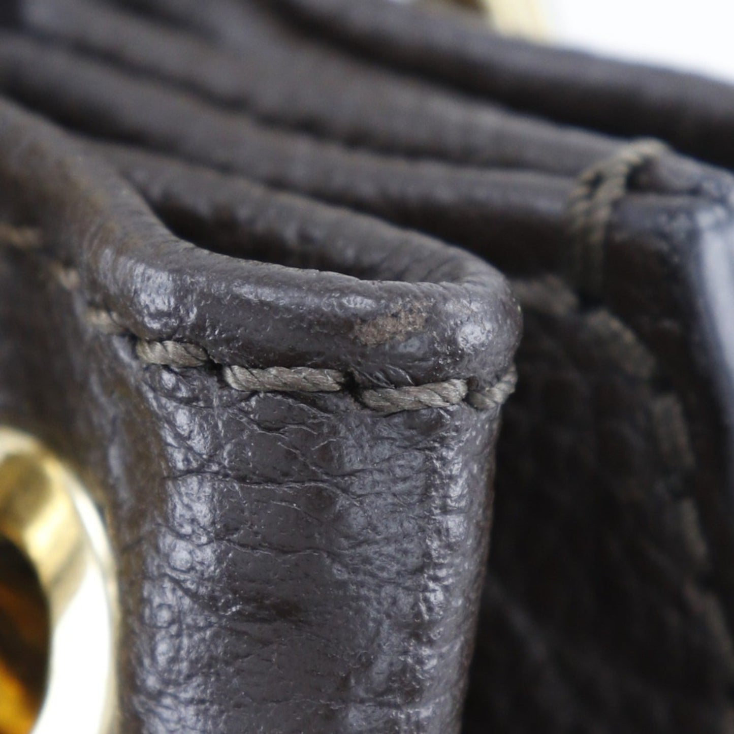 Louis Vuitton Brown Earth Monogram Empreinte Shoulder Bag